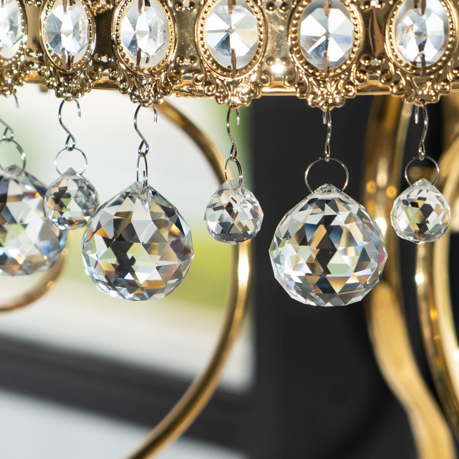 50Mm Clear Crystal Ball Prisms Pendant Suncatcher Hanging Drop Chandelier