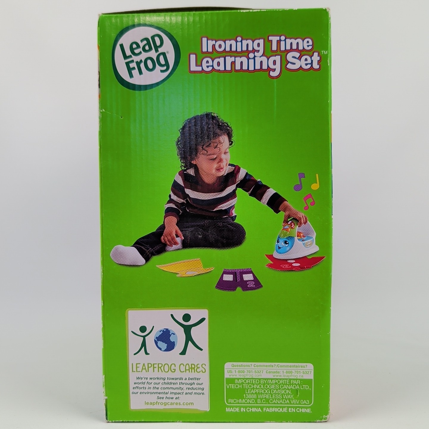 LEAPFROG Ironing Time Learning Set – Motion-Sensing Play Toy 18mo+ NEW