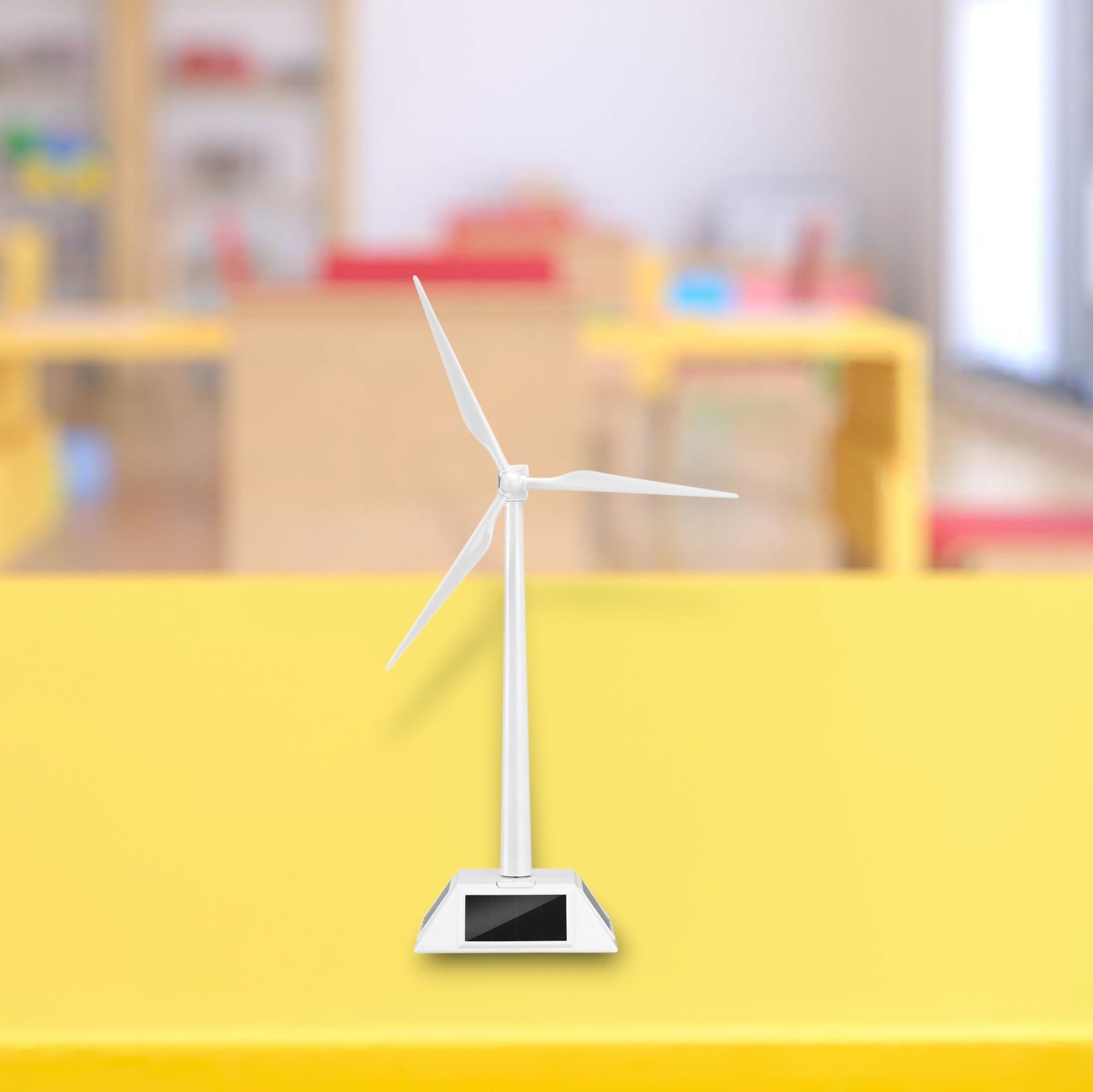 DIY Solar Powered Windmill Model Desk Home Decor Craft Science Kits Toy Educatio