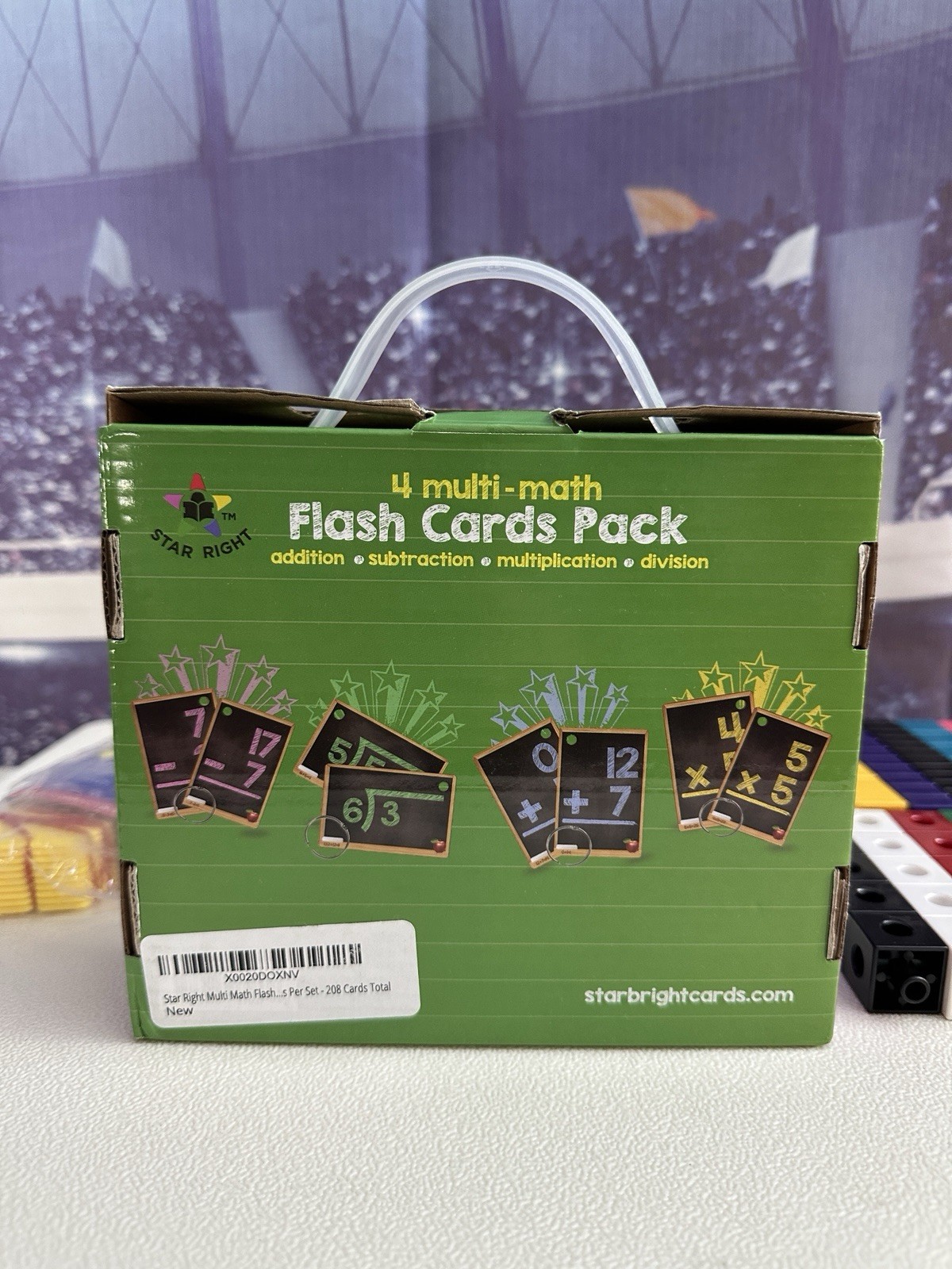 Homeschool Math Link Rainbow Fractions Starbright Wrap Ups Key Tower Cubes Lot
