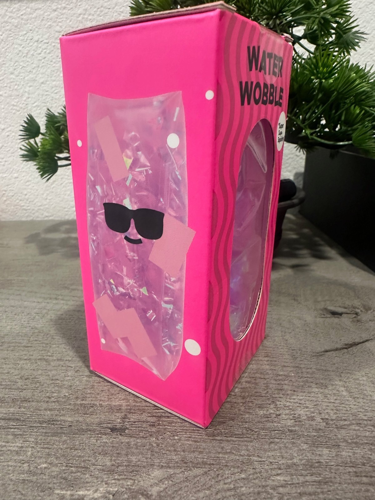 NEW!! Water Wobble Super Duper Squishy Toy Pink Official