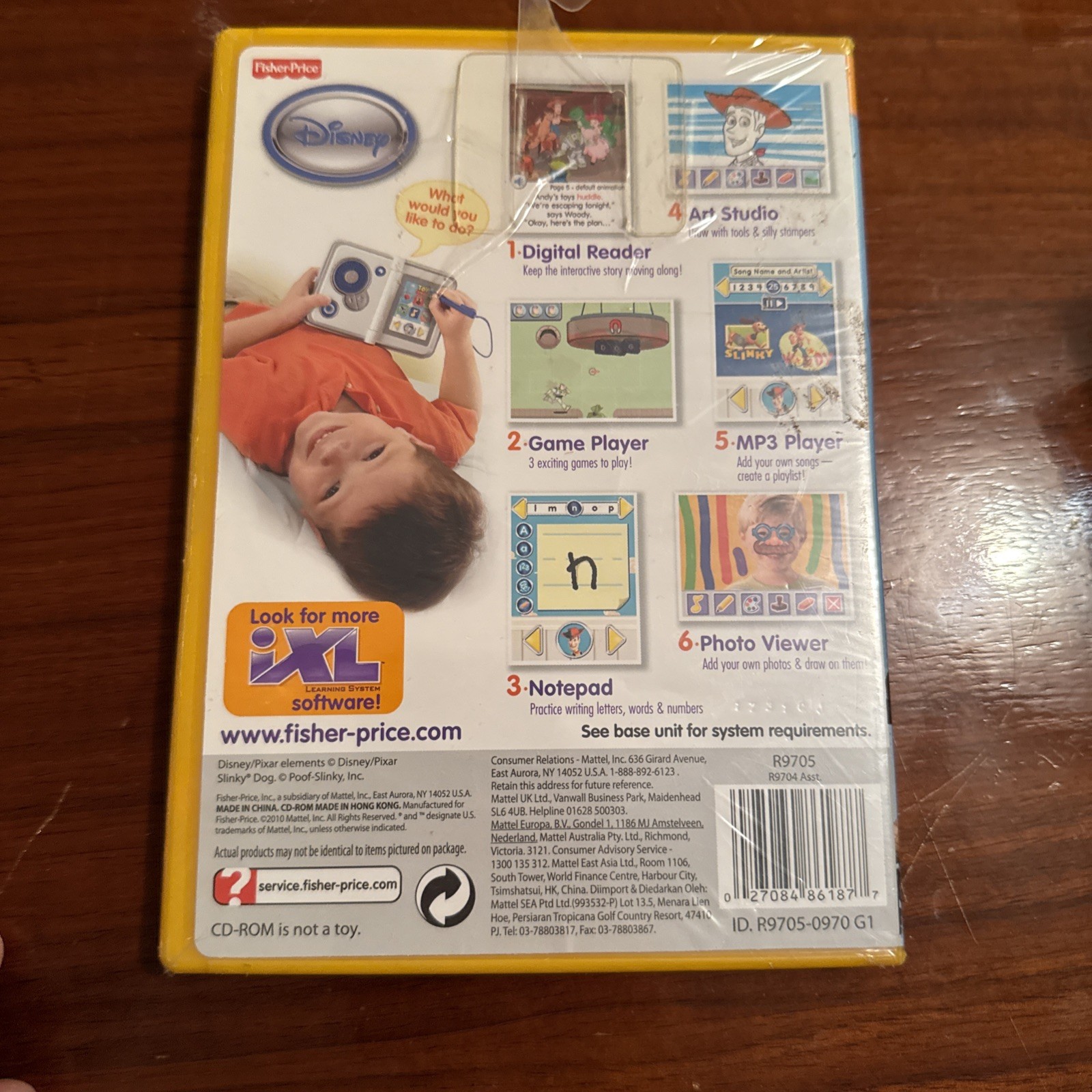 Fisher-Price iXL -Learning System. Toy Story 3 Ages 3-7 6 Ways to play