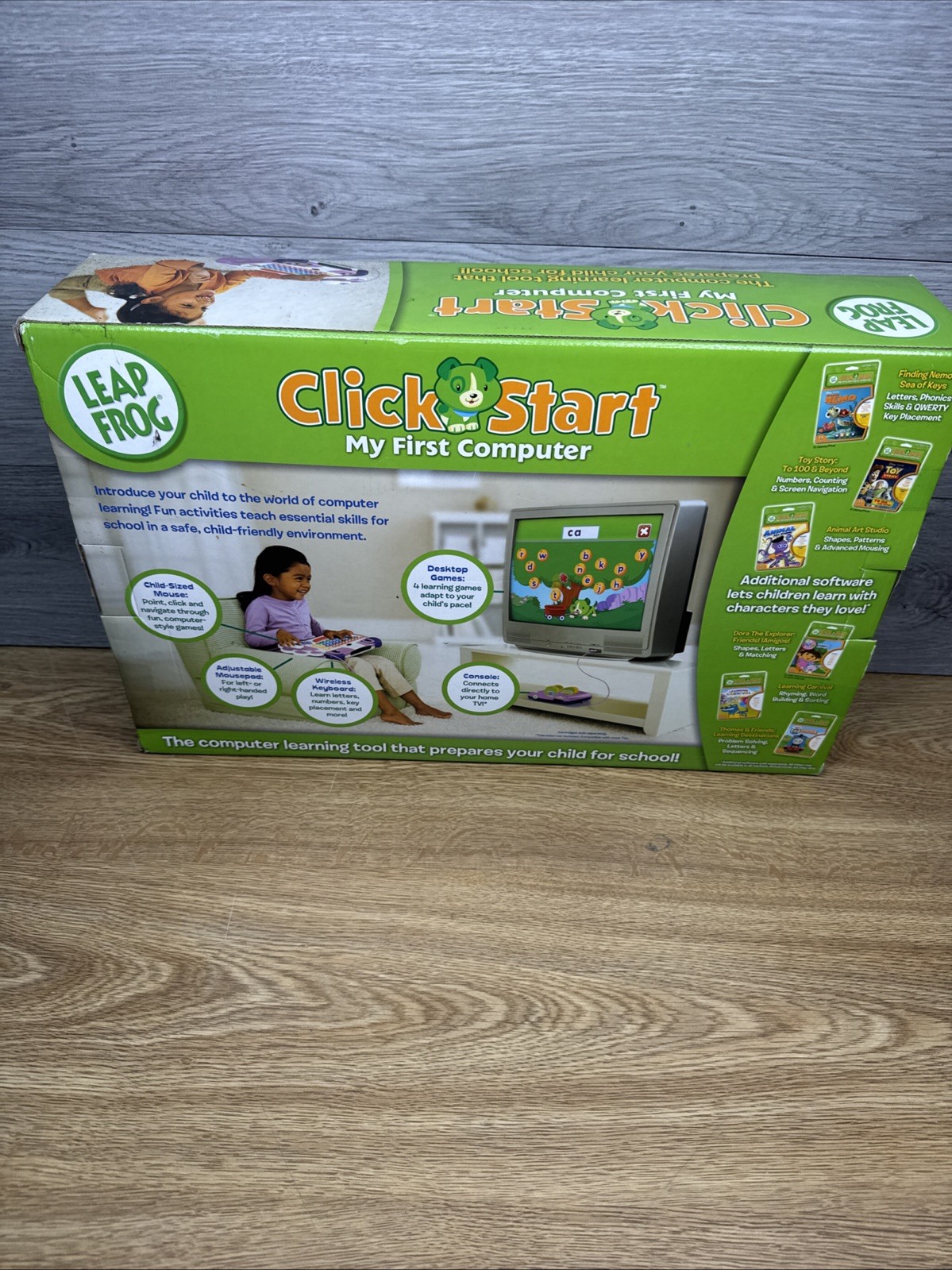 LeapFrog Clickstart My First Computer Wireless Keyboard New Sealed