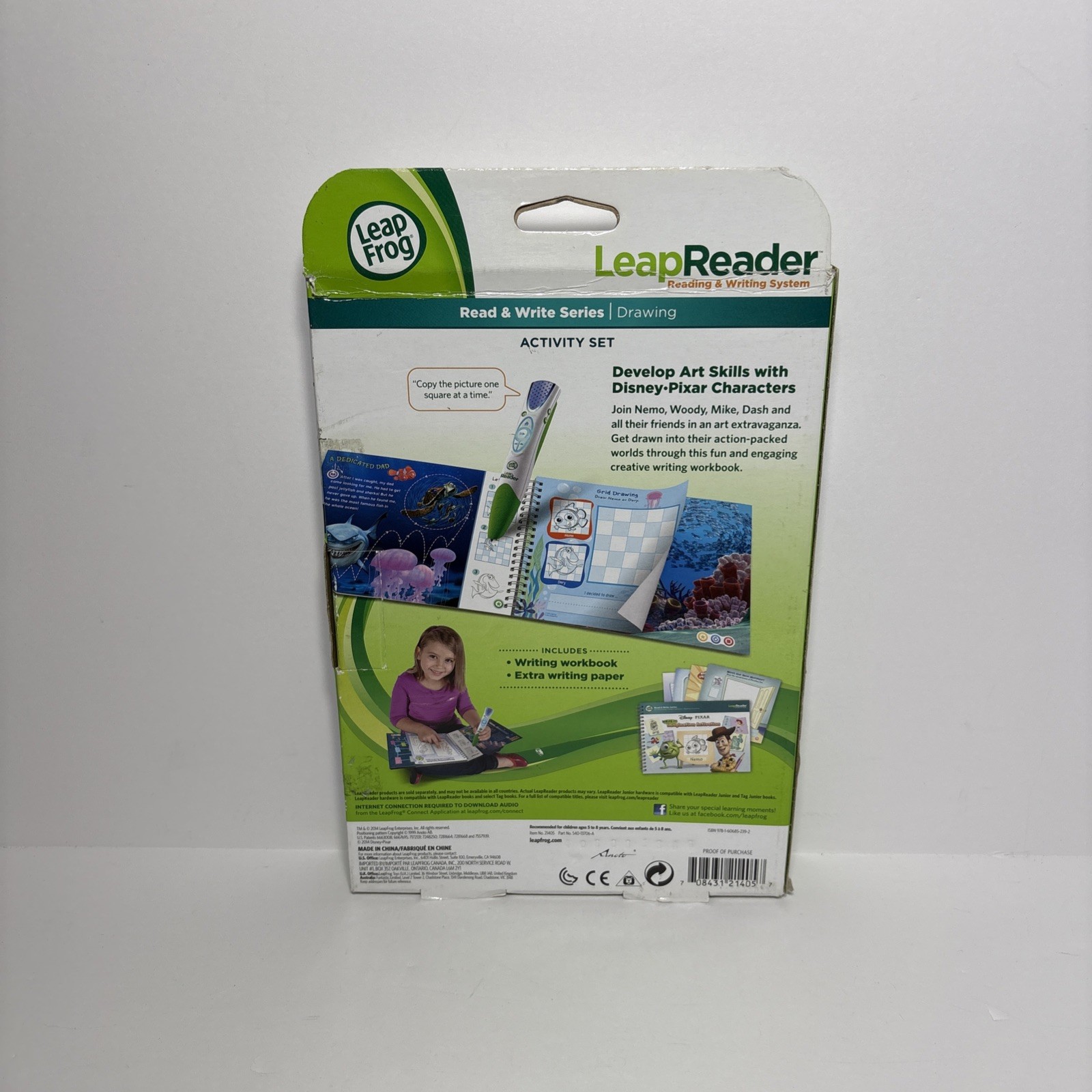 LeapFrog LeapReader Disney PIXAR Imagination Activation Art Drawing Reading NEW!