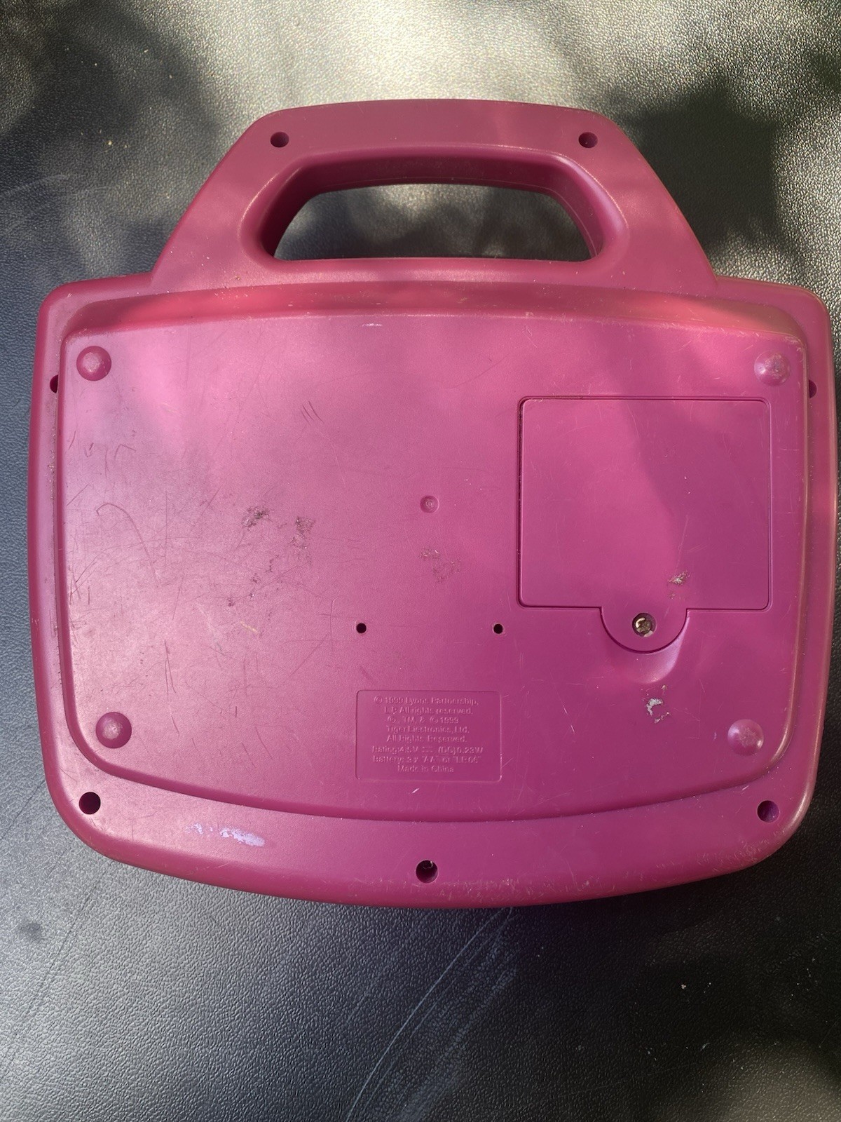 Vintage Barney’s Learning Laptop 1999 Interactive Tiger Toy Educational TESTED