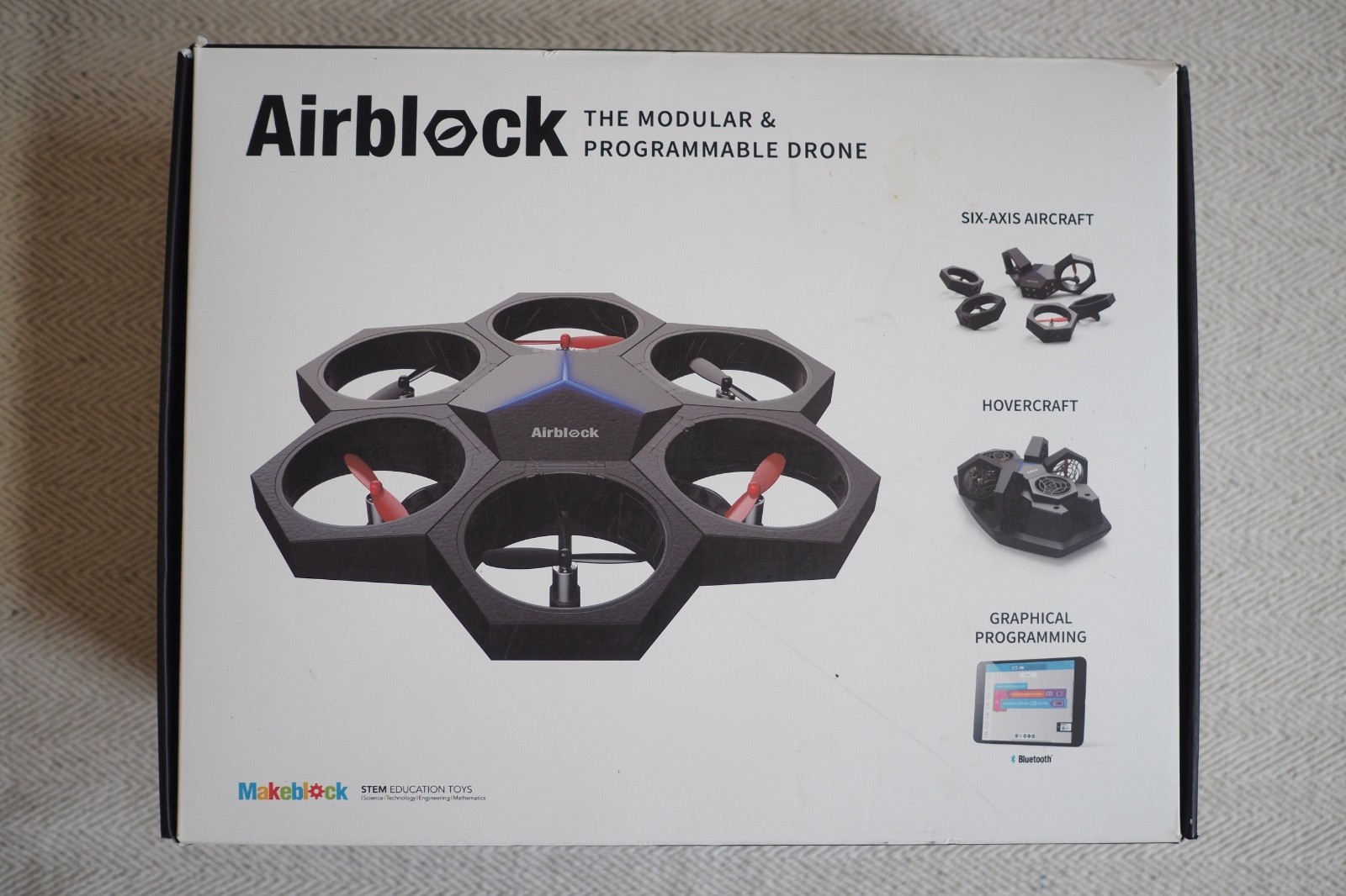 Makeblock Airblock Modular Programmable Drone Aircraft Hovercraft STEM Education