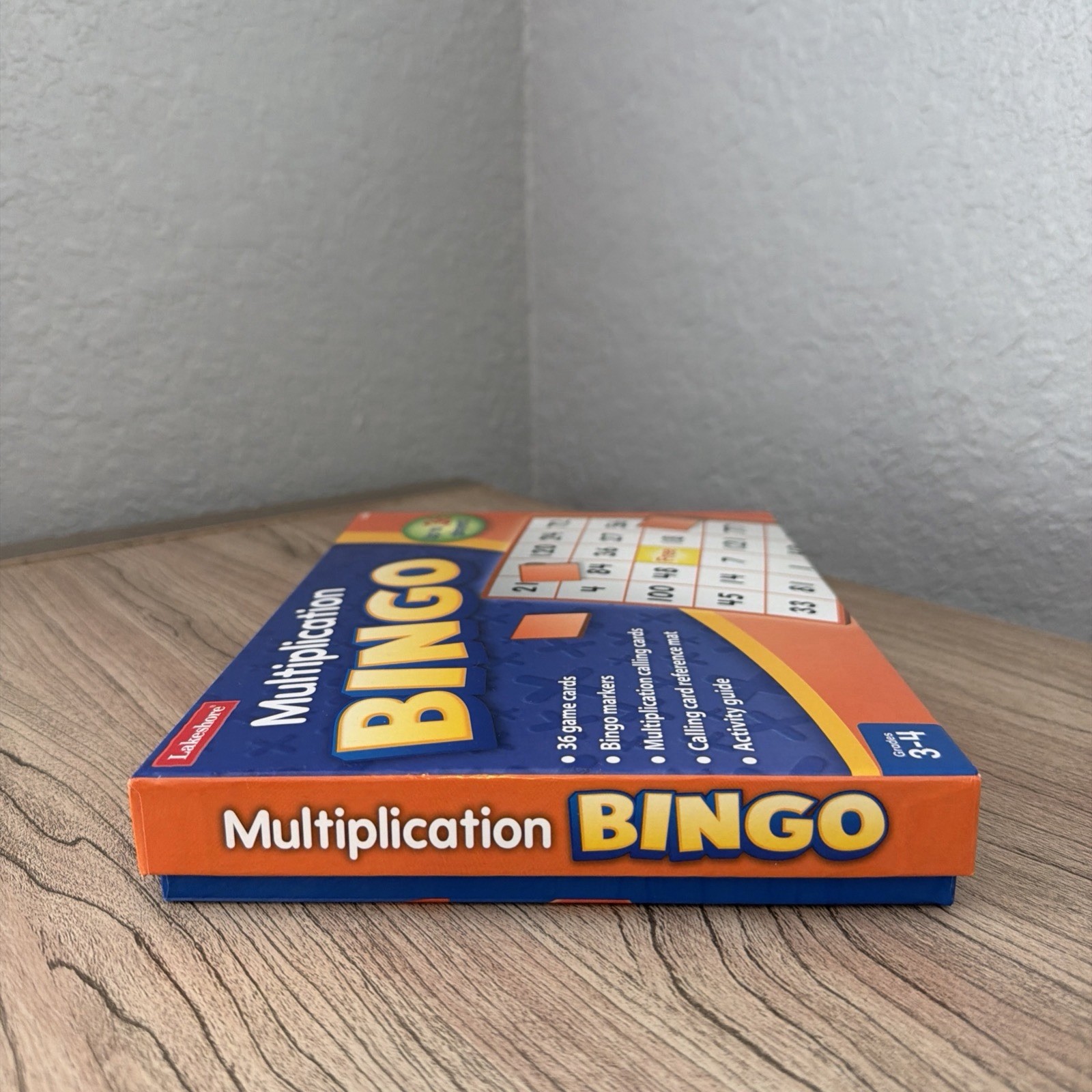 Multiplication BINGO Lakeshore Game Grades 3-4 Up To 36 Players Gently Used