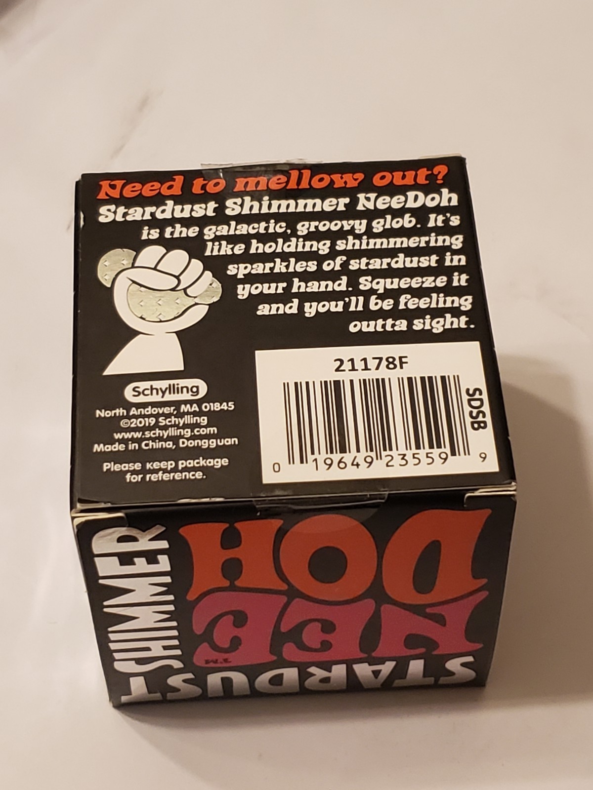 RARE Red Stardust Shimmer NeeDoh- Used- 100% AUTHENTIC Nee Doh