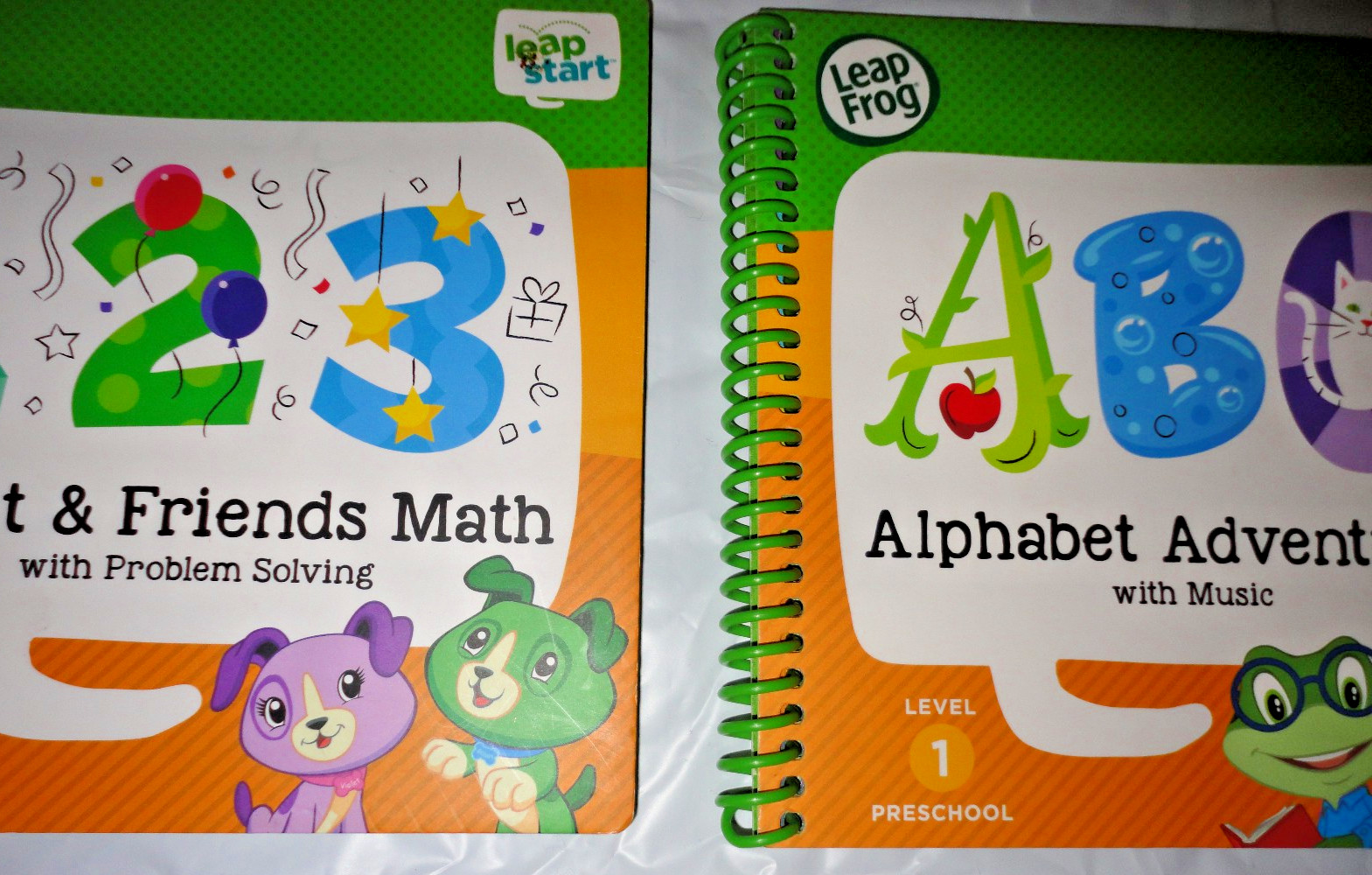 LOT 4 LEVEL 1 Preschool BOOKS LEAPFROG LEAPSTART 3D INTERACTIVE LEARNING SYSTEM