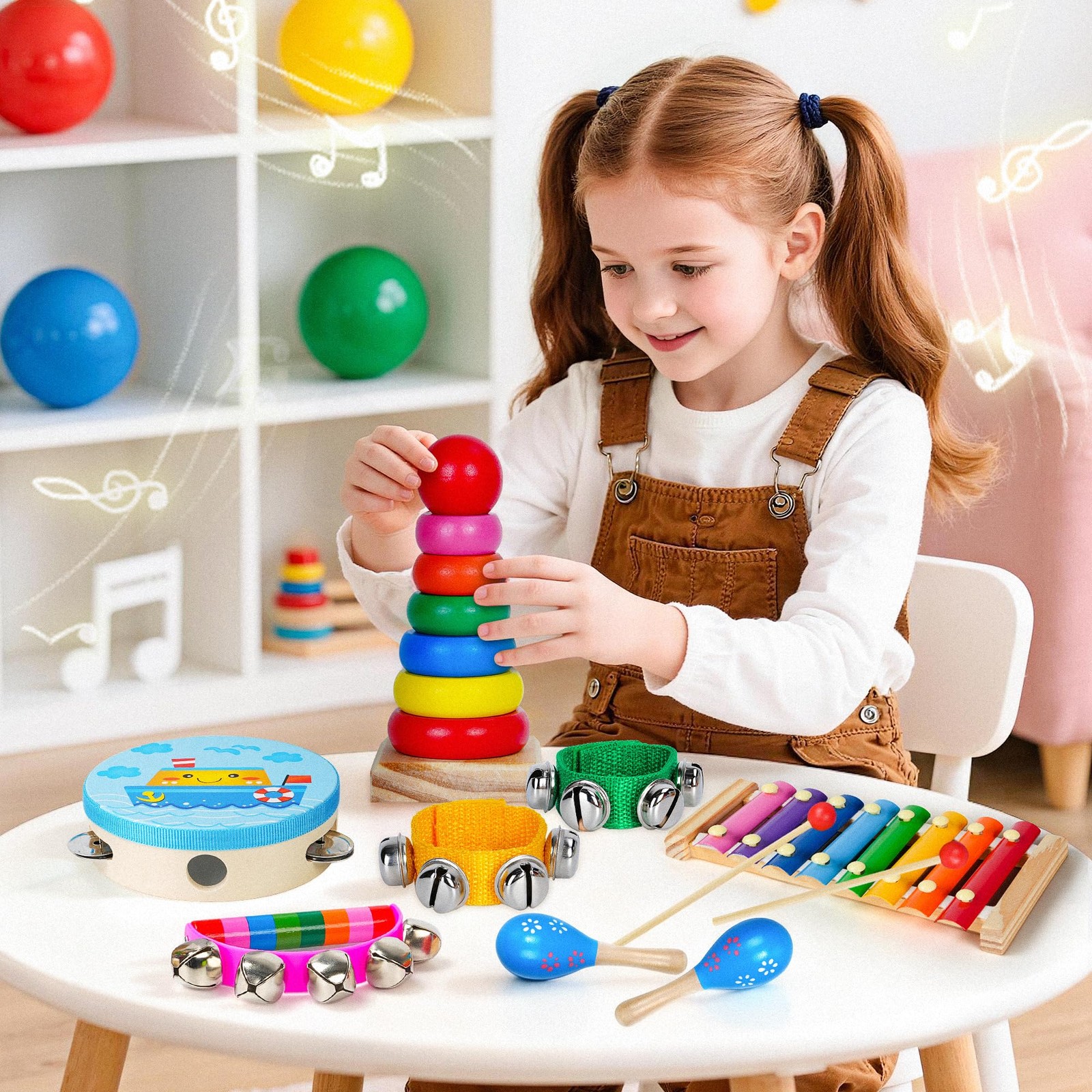 Childom Kids Musical Instruments for Toddlers,Baby Small, Multi-color