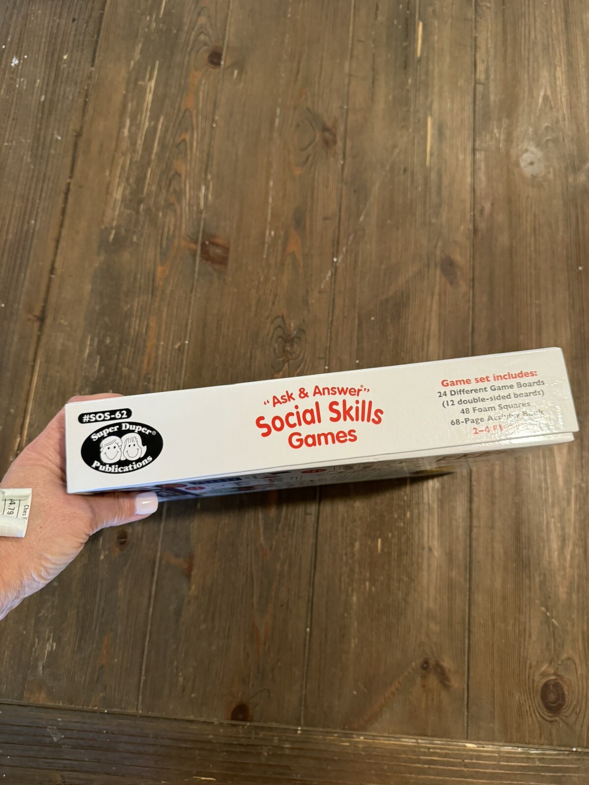 Super Duper Ask & Answer Social Skills Games SOS-62 Prek & Up New