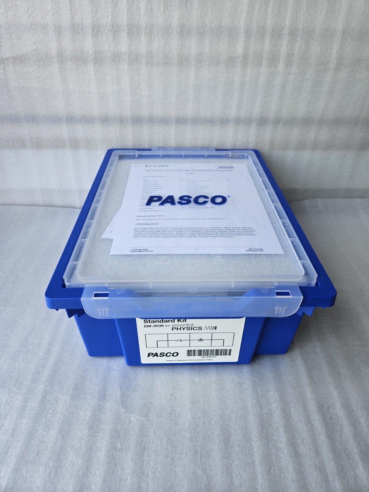 Pasco Modular Circuits Standard Kit EM-3536 For Essential Physics