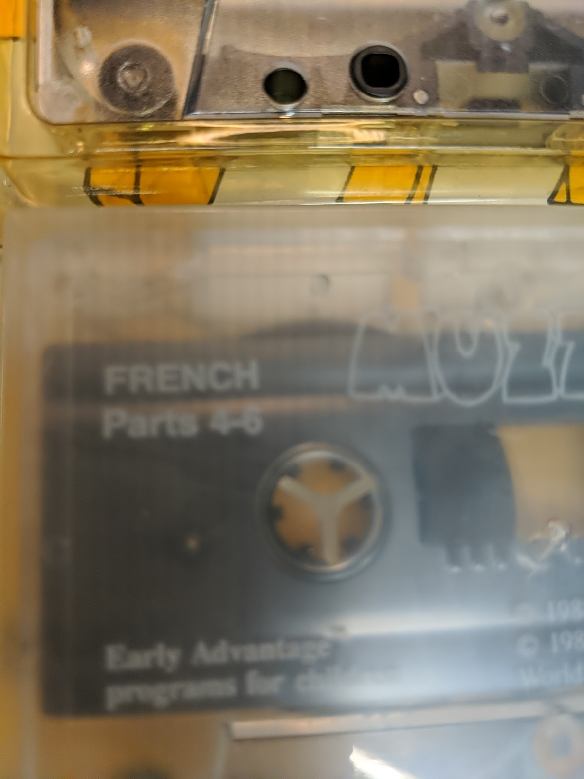 Muzzy Video French Course VHS/CASSETTE KIT BBC EARLY ADVANTAGE PROGRAM 1988 NOS