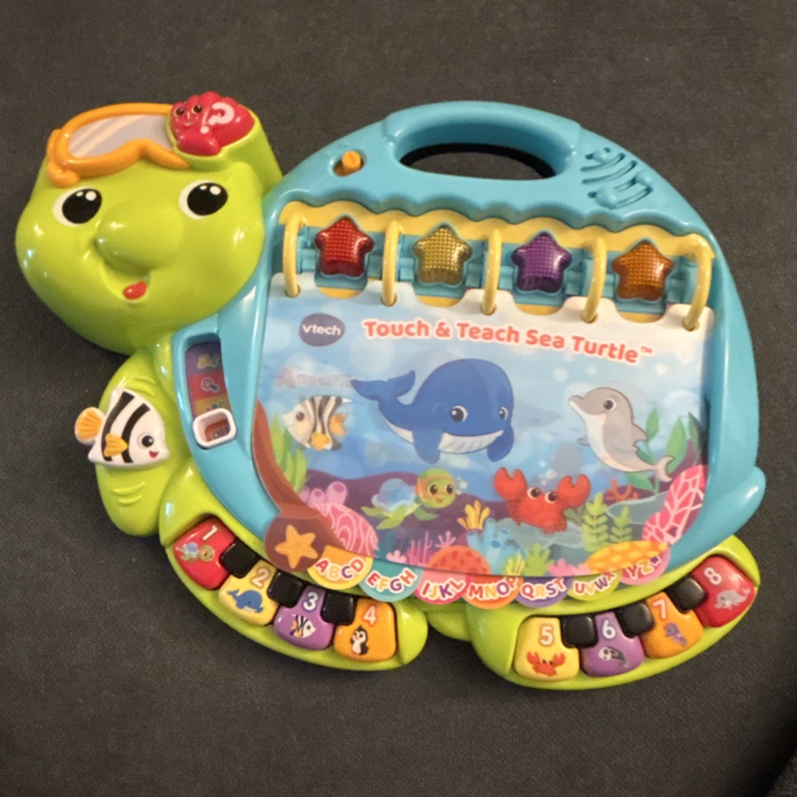 VTech Touch & Teach Sea Turtle Electronic Learning Book, Ages 1-4 Years