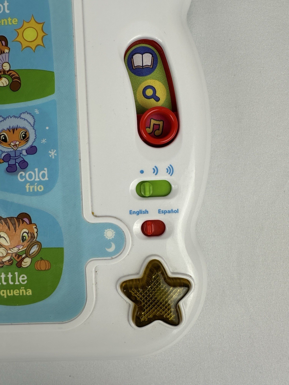 LeapFrog Learning Friends 100 Words Book, Spanish + English – Tested & Working