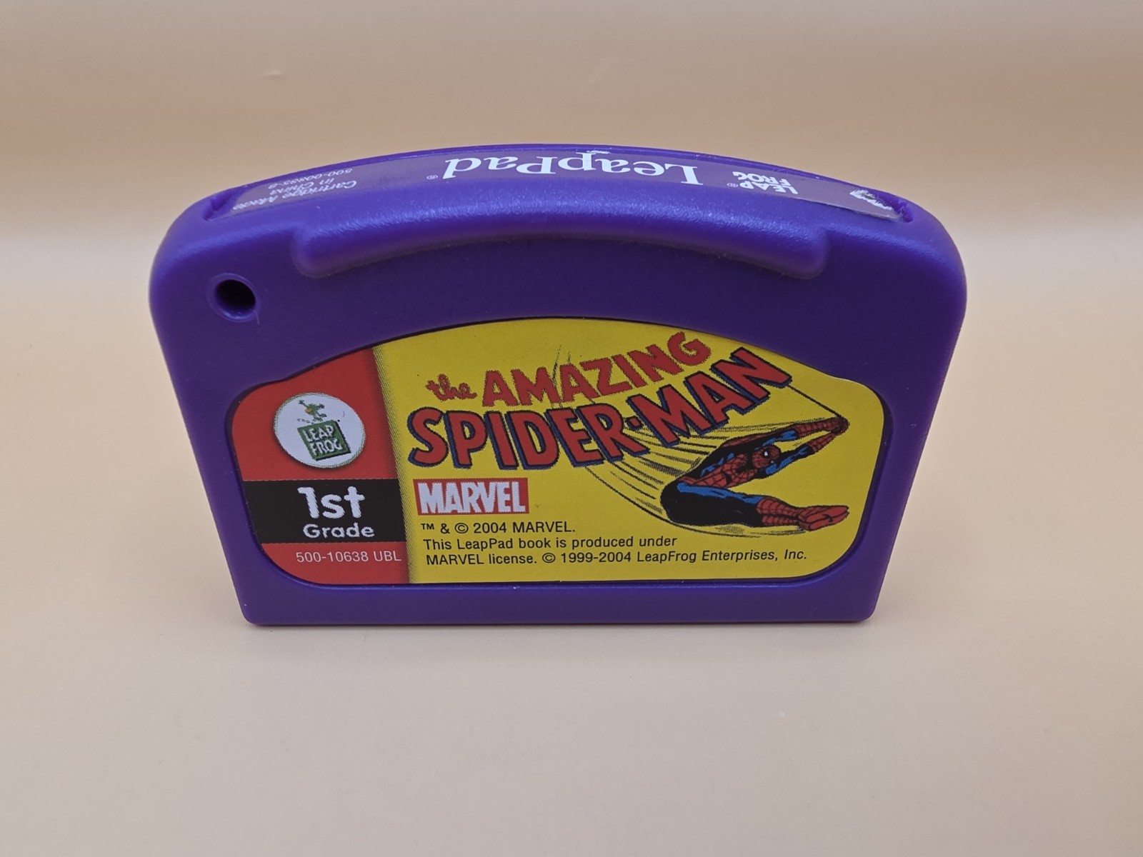 Leap Frog Amazing Spider-Man 1st Grade Cartridge LeapPad Marvel 2004