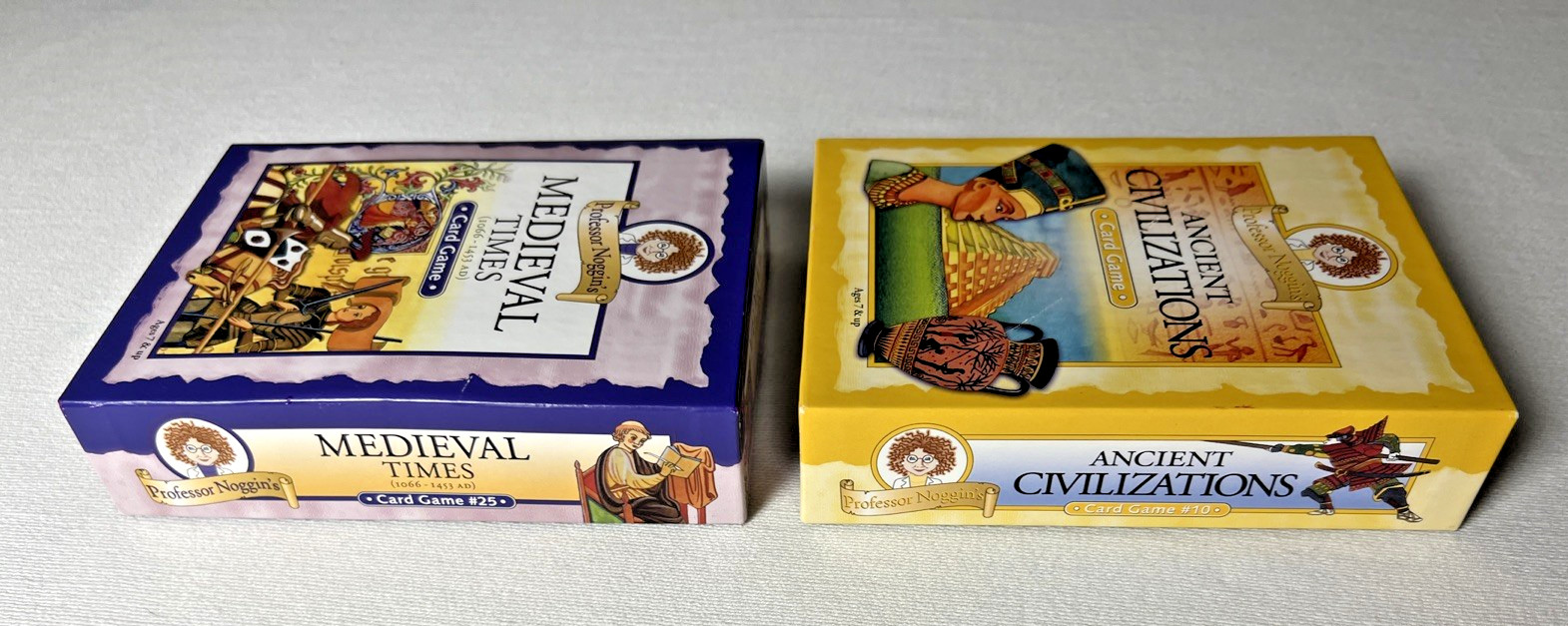 Professor Noggin’s MEDIEVAL TIMES & ANCIENT CIVILZATIONS Games, Complete