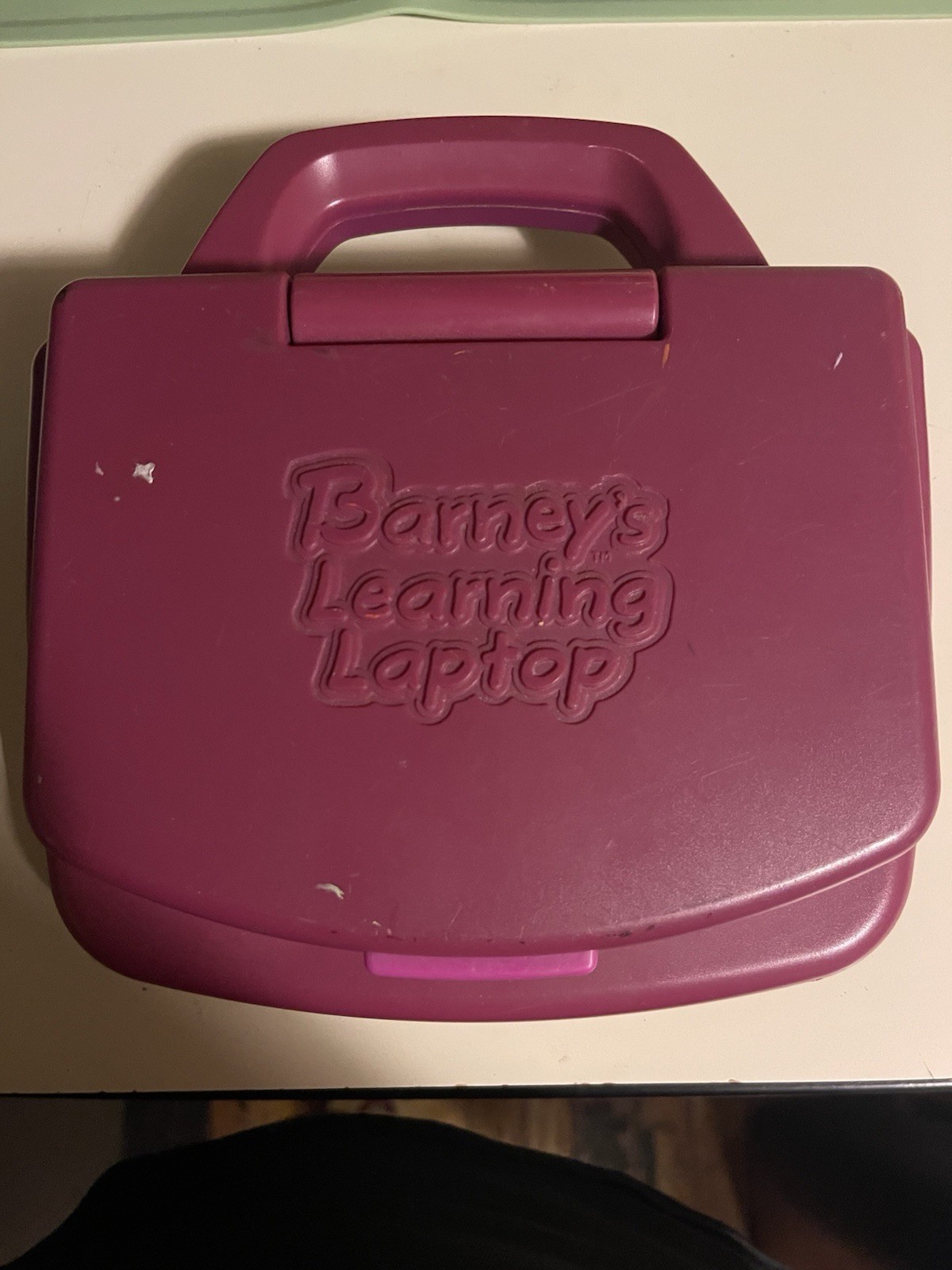 Vintage Barney’s Learning Laptop 1999 WORKS BUT HAS NO SOUND