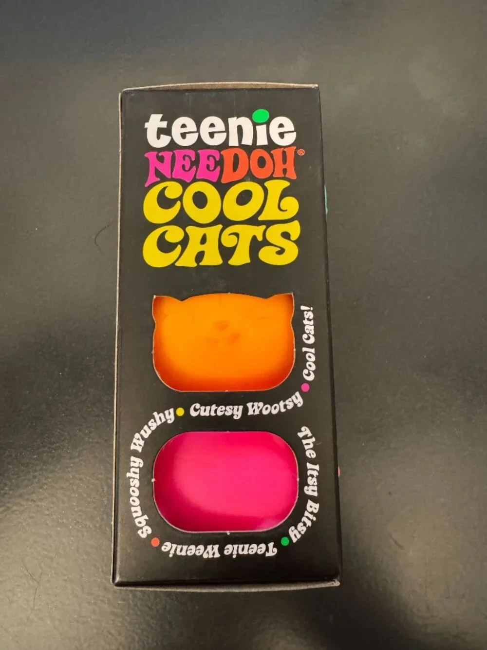 Schylling Needoh Teenie Cool Cats (Blue, Orange, Pink)