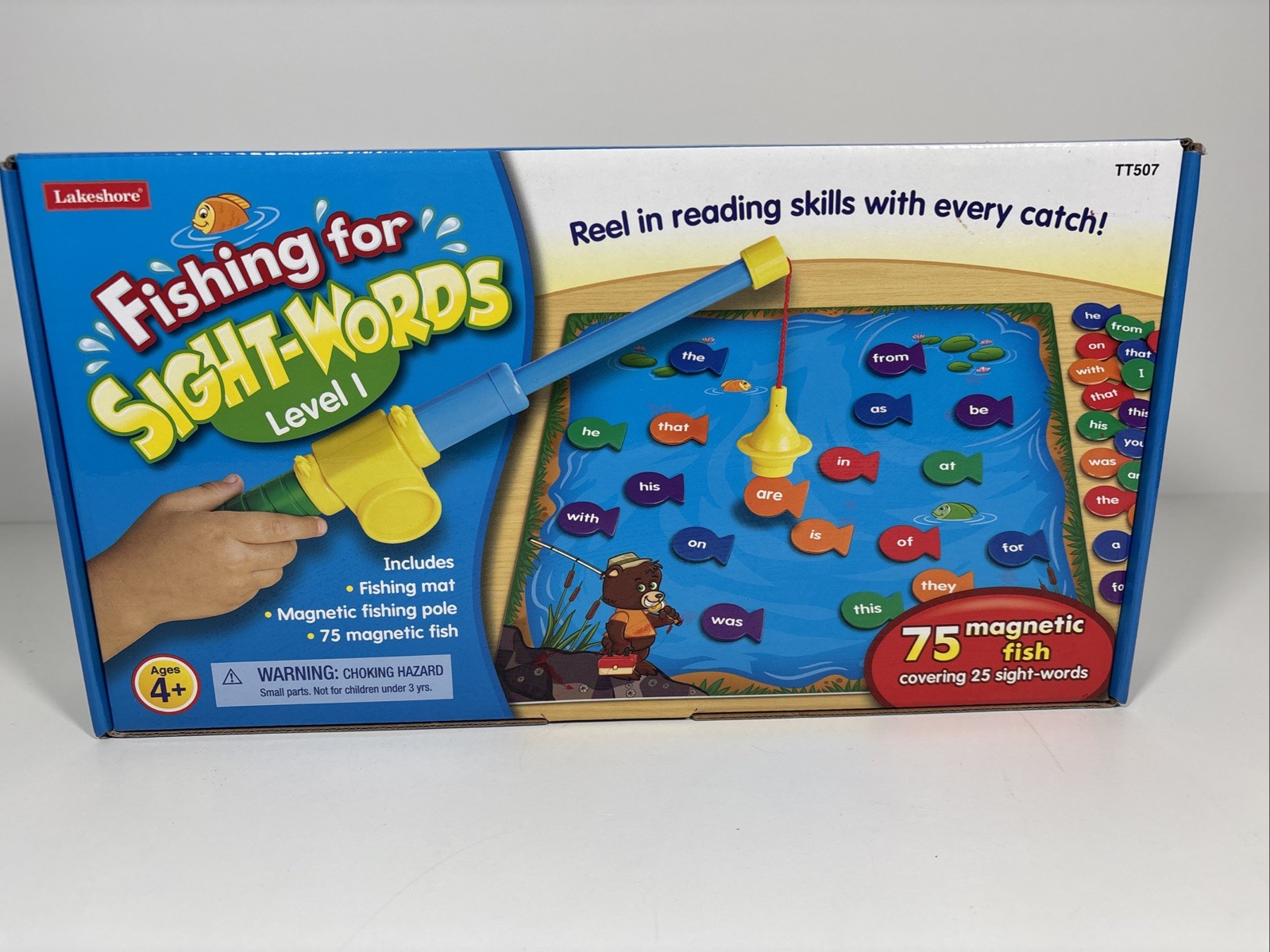 Lakeshore Learning Fishing for Sight-Words Level 1 Magnetic Fish Reading Game