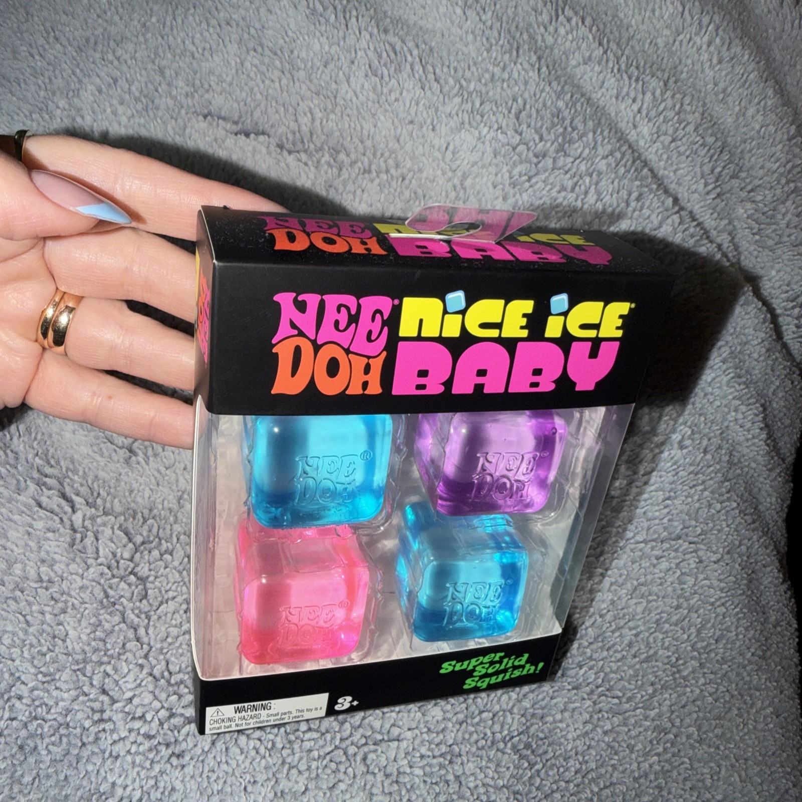 Nee Doh Nice Ice Baby 4 pack Mini Nice Cubes 🩷💙 💜 💙 🔥🔥🔥🔥🔥 o