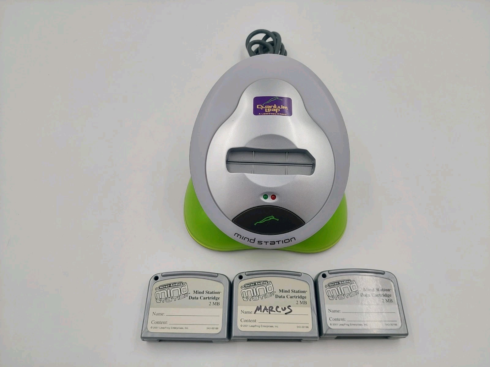 Leap Frog Quantum Leap Mind Station Connector With 3 X 2MB Data Cartridge 250242