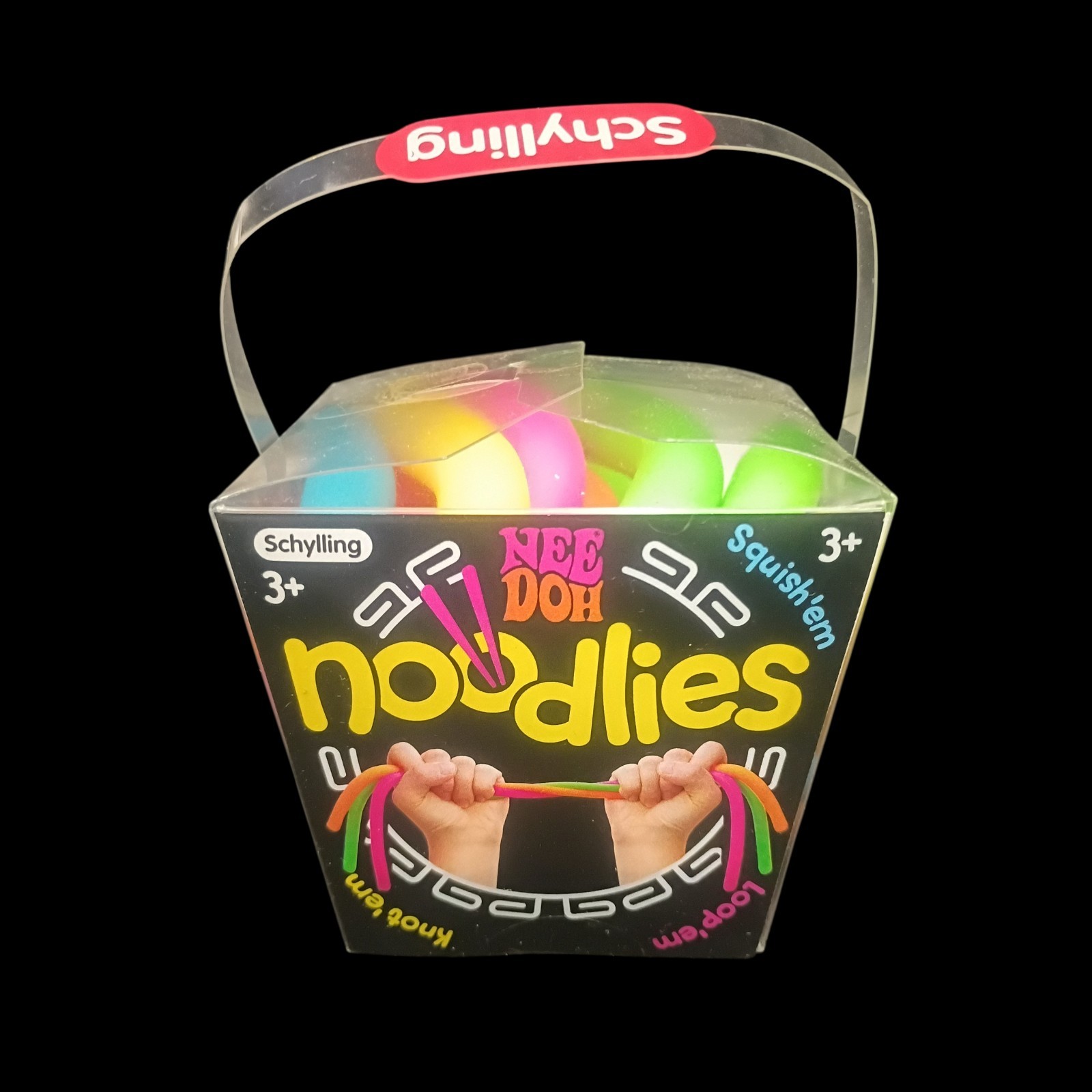 NeeDoh Noodlies Sensory Fidget Toy RARE Nee Doh Stretchy Noodles 5 Colors USA
