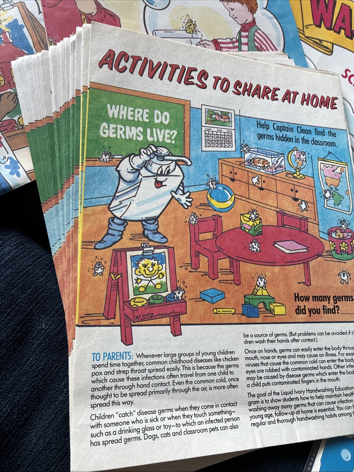Vintage Ivory Handwashing Program Teachers Kit Ivory Soap P&G 1987