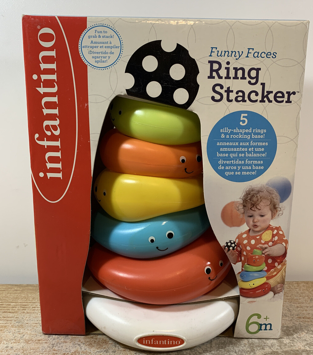 Infantino Funny Faces Ring Stacker
