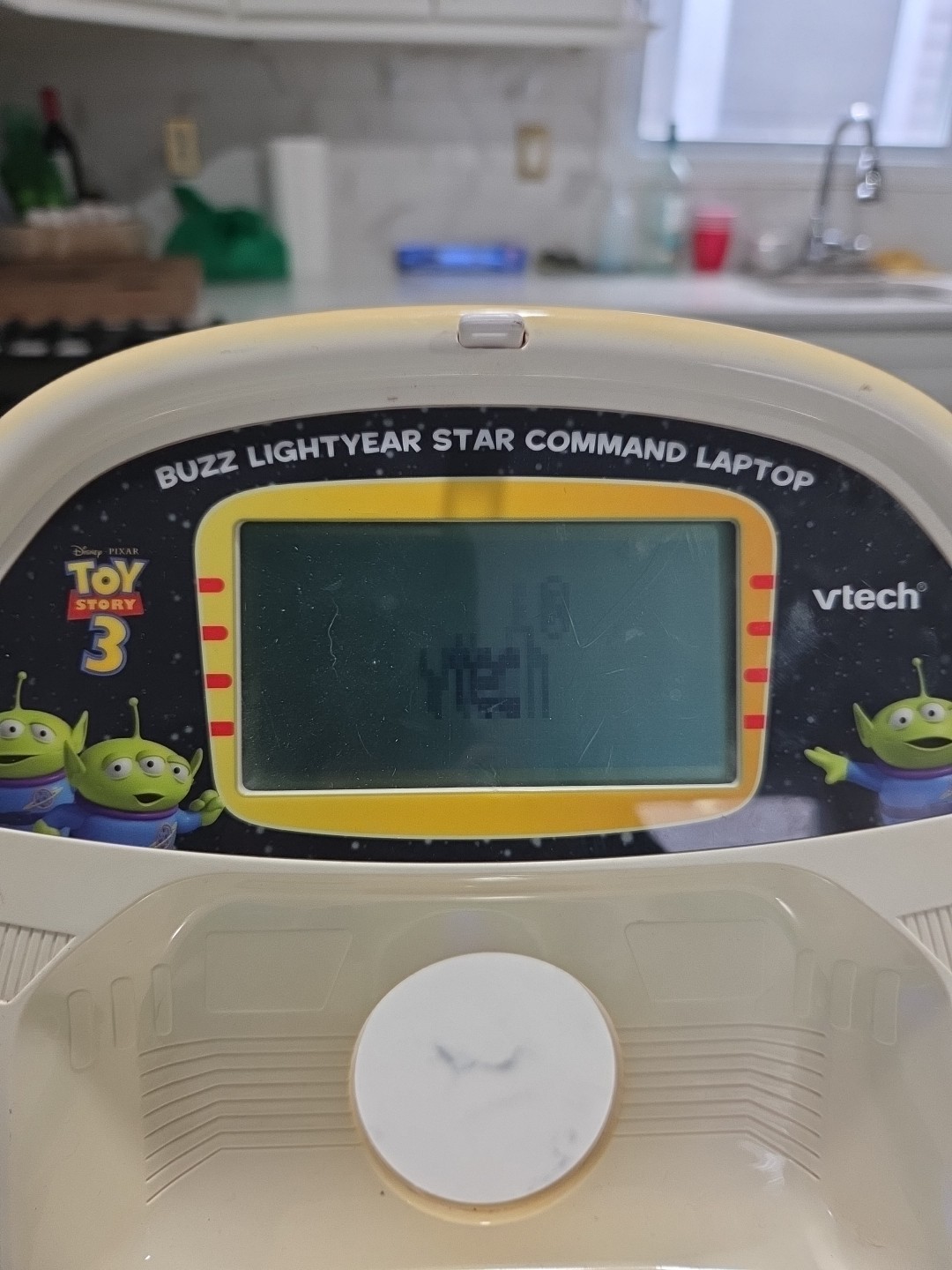 Buzz Lightyear Vtech Star Command Laptop Pixar Toy Story 3 WORKS
