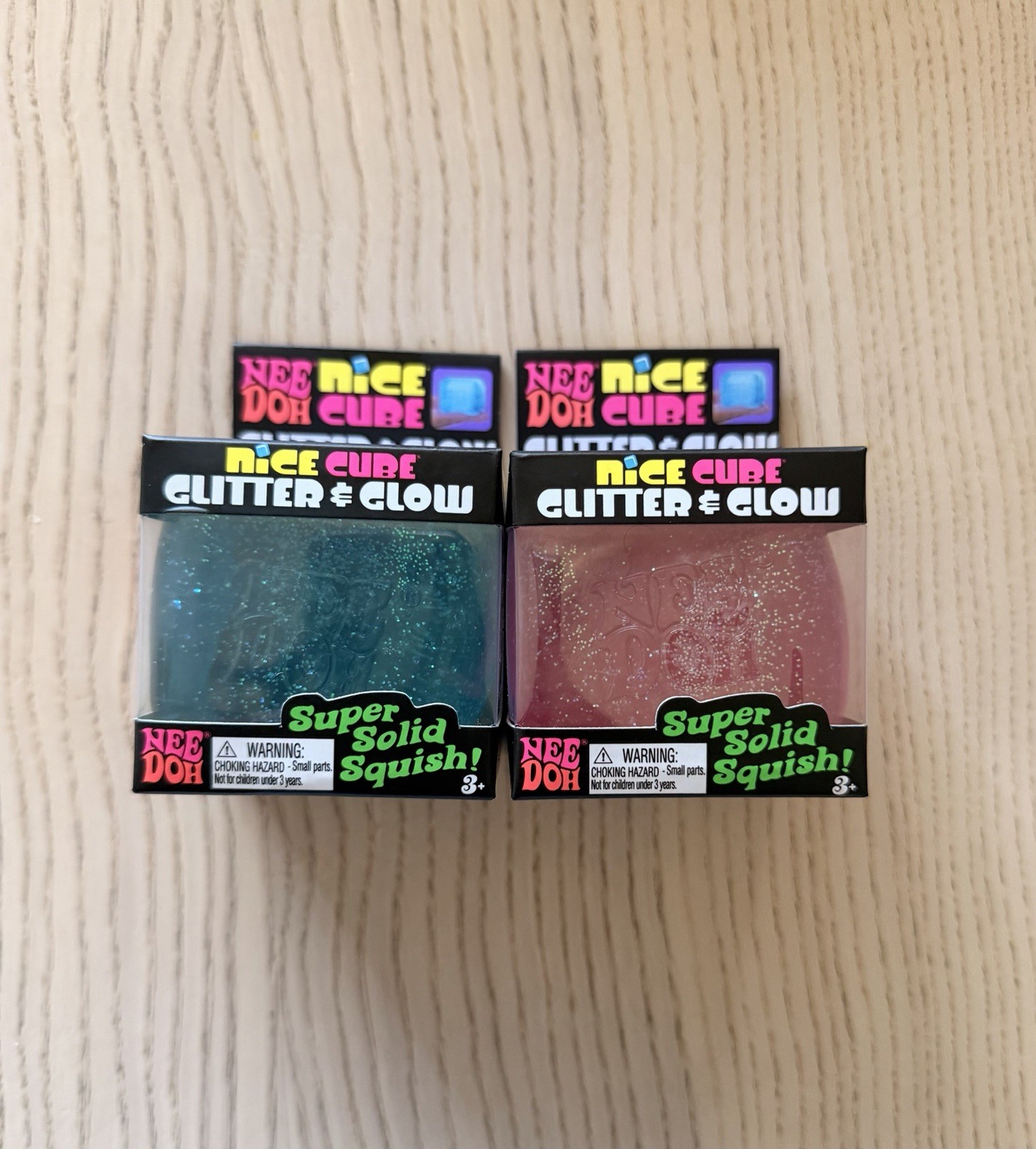 Needoh Nice Cube Glitter And Glow *FAST SHIPPING*