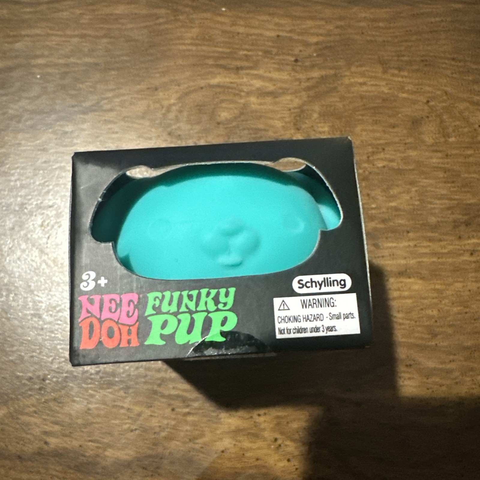 NIB Sealed Needoh Funky Pup Teal – Squishy Stress Relief Toy Schylling nee doh