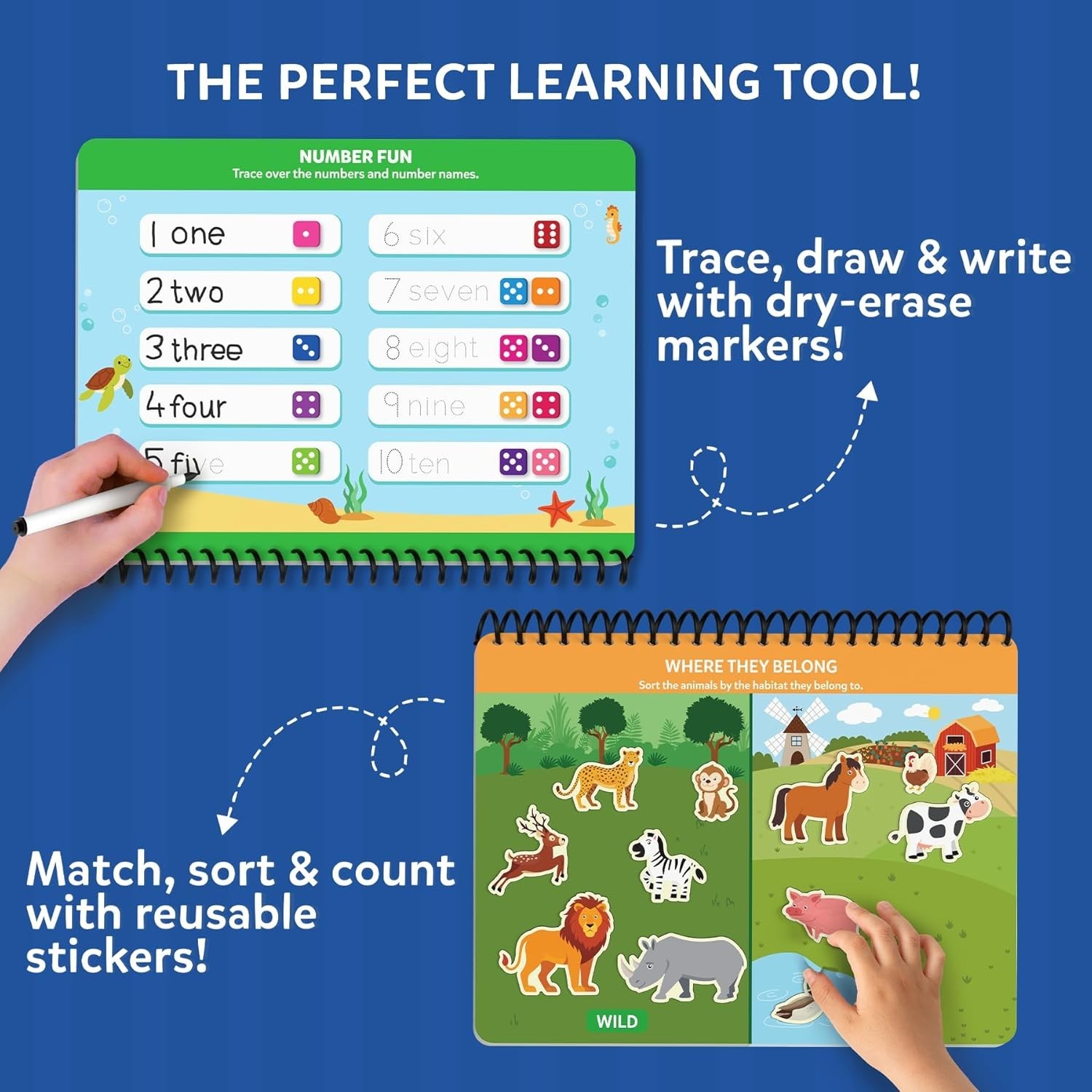 Skillmatics Montessori Busy Book for Toddlers – Preschool Learning Activities