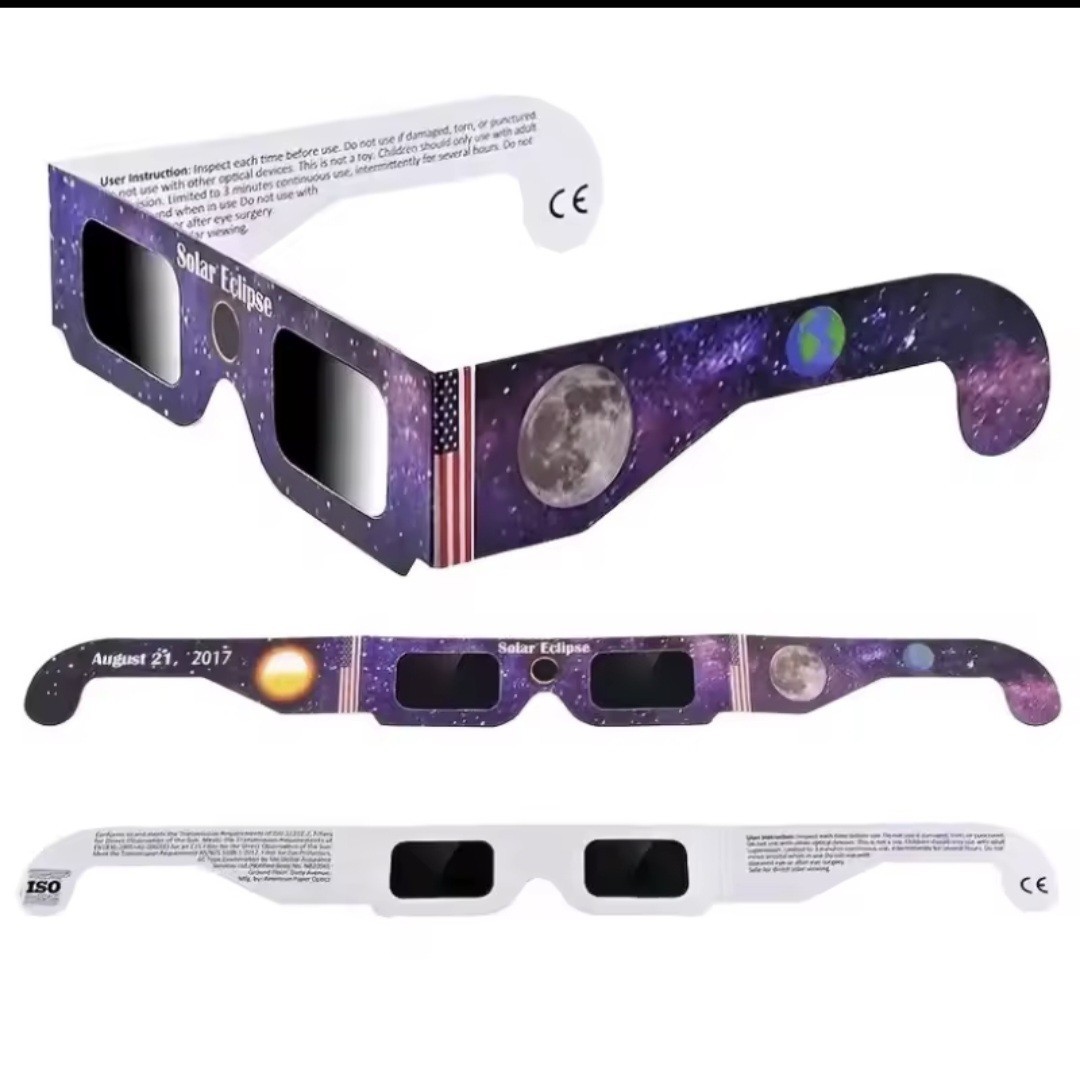 ​10x Solar Eclipse Glasses CE ISO Certified – Safe Sun Viewing UK Aug 12th 2026