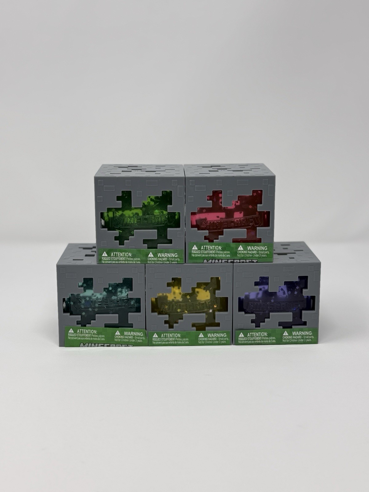 Minecraft Jelly Cube Lot RARE Viral Squishy Bundle Set of 5 🧨 Like Needoh