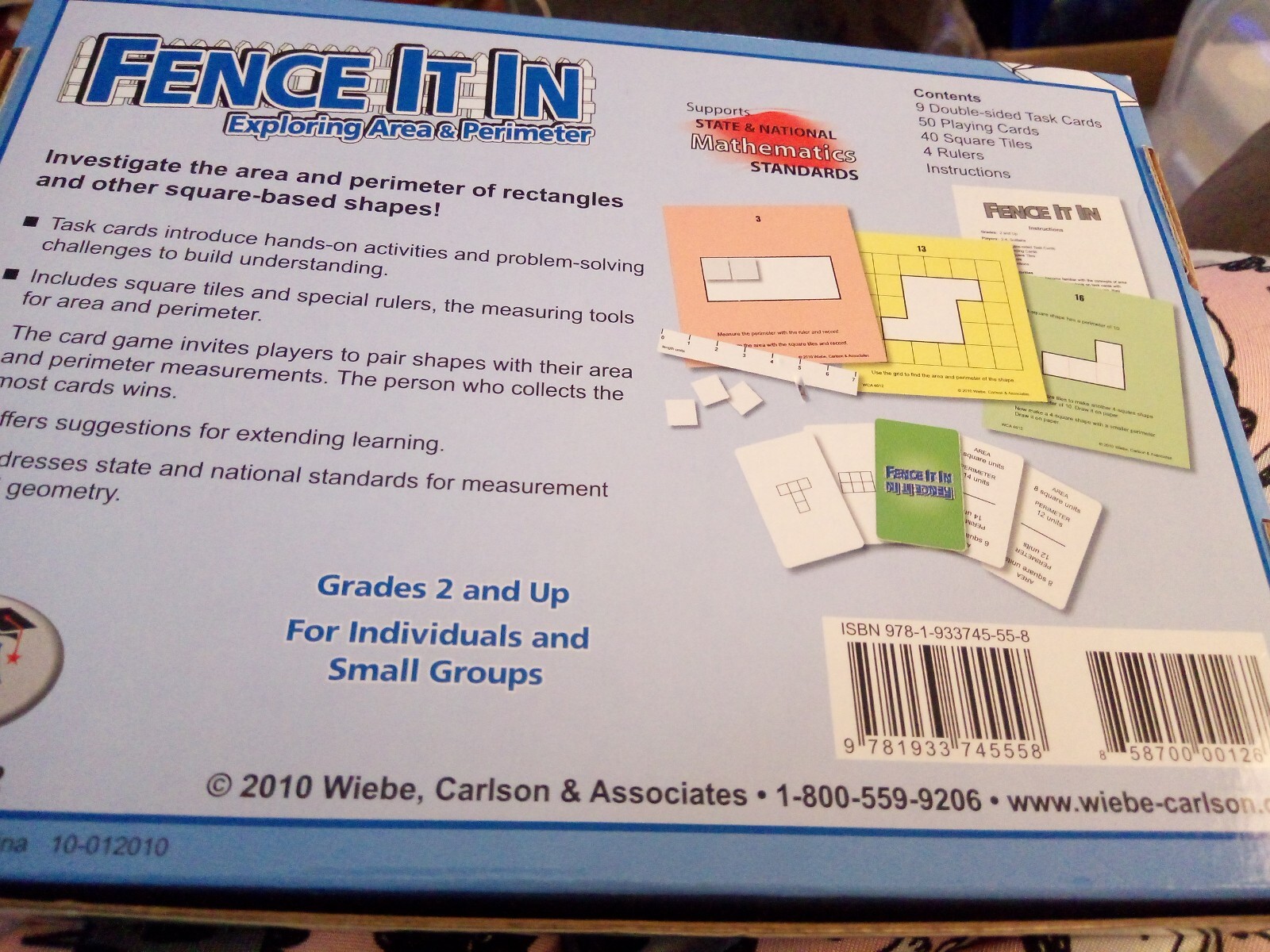 NEW Educational Game FENCE IT IN. Exploring Area & Perimeter Grades 2 and Up….