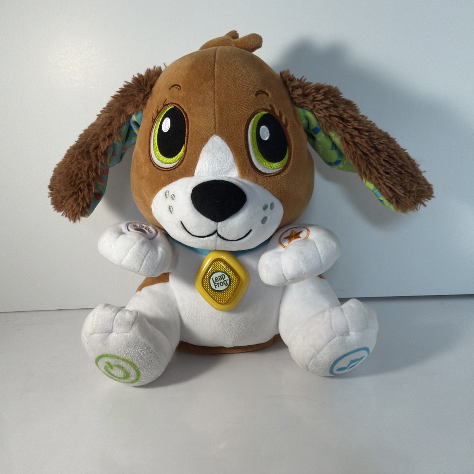 Leap Frog Speak & Learn Puppy W/ Interactive Talk Back And Motion Feature WORKS