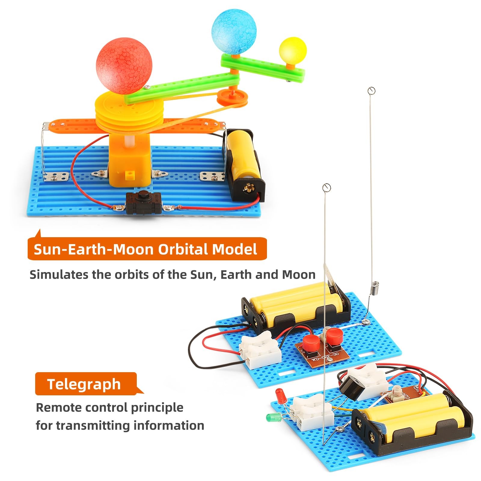 STEM Science Kits for Kids Age 8-12 Boys Activities Robot Building Kit 6-8 Girls