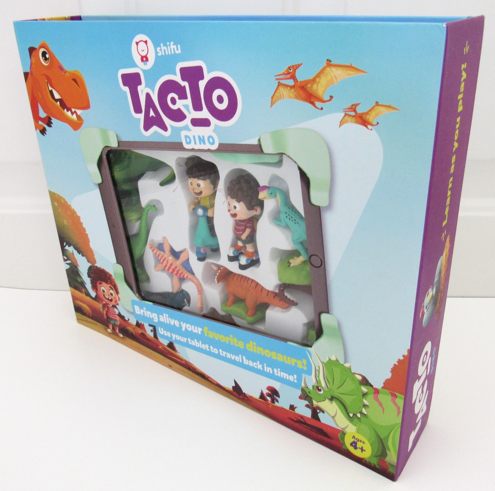 2021 PLAYSHIFU TACTO DINOSAUR STEM TOY GAME FIGURINES SMART KIT for TABLETS 7″+