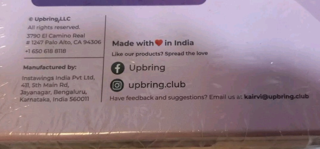 Upbring Tiny Tinkering Box For 3-6 years 60 Learning Puzzles New