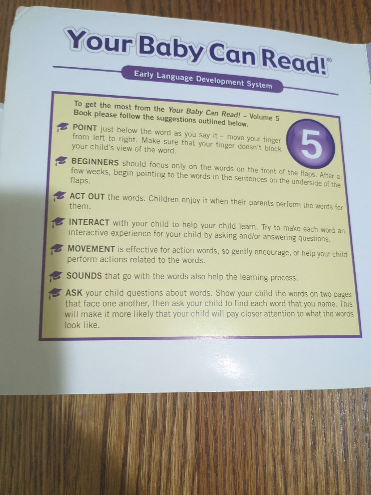 Your Baby Can Read Early Language Development System DVD Books Cards Complete
