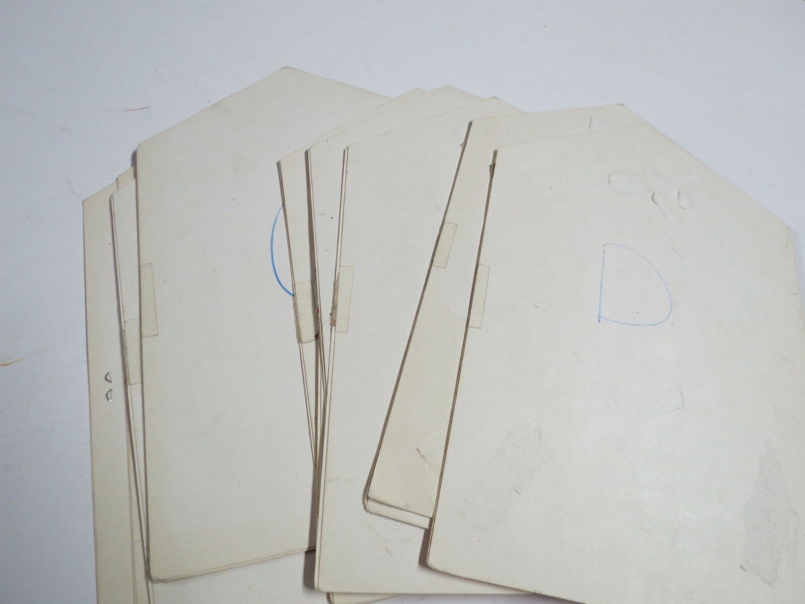 Vintage Set of 15 Math Flash Cards Practice Addition Brick House Building Flaps