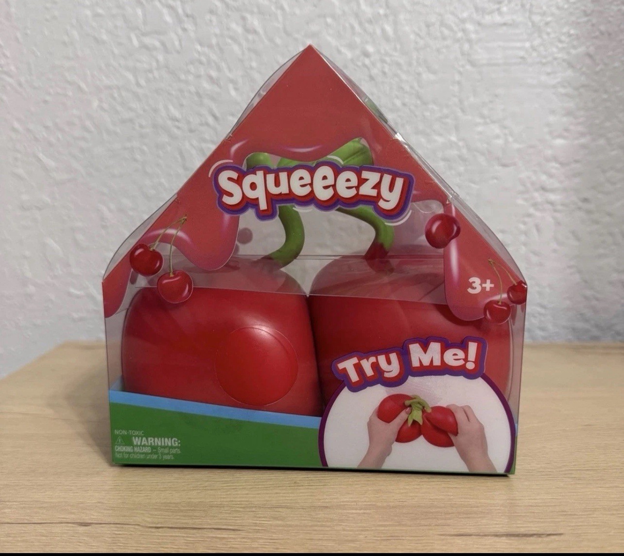Sunny Days Squeeezy Cherries Viral Squish Squishy Fidget Toy TikTok
