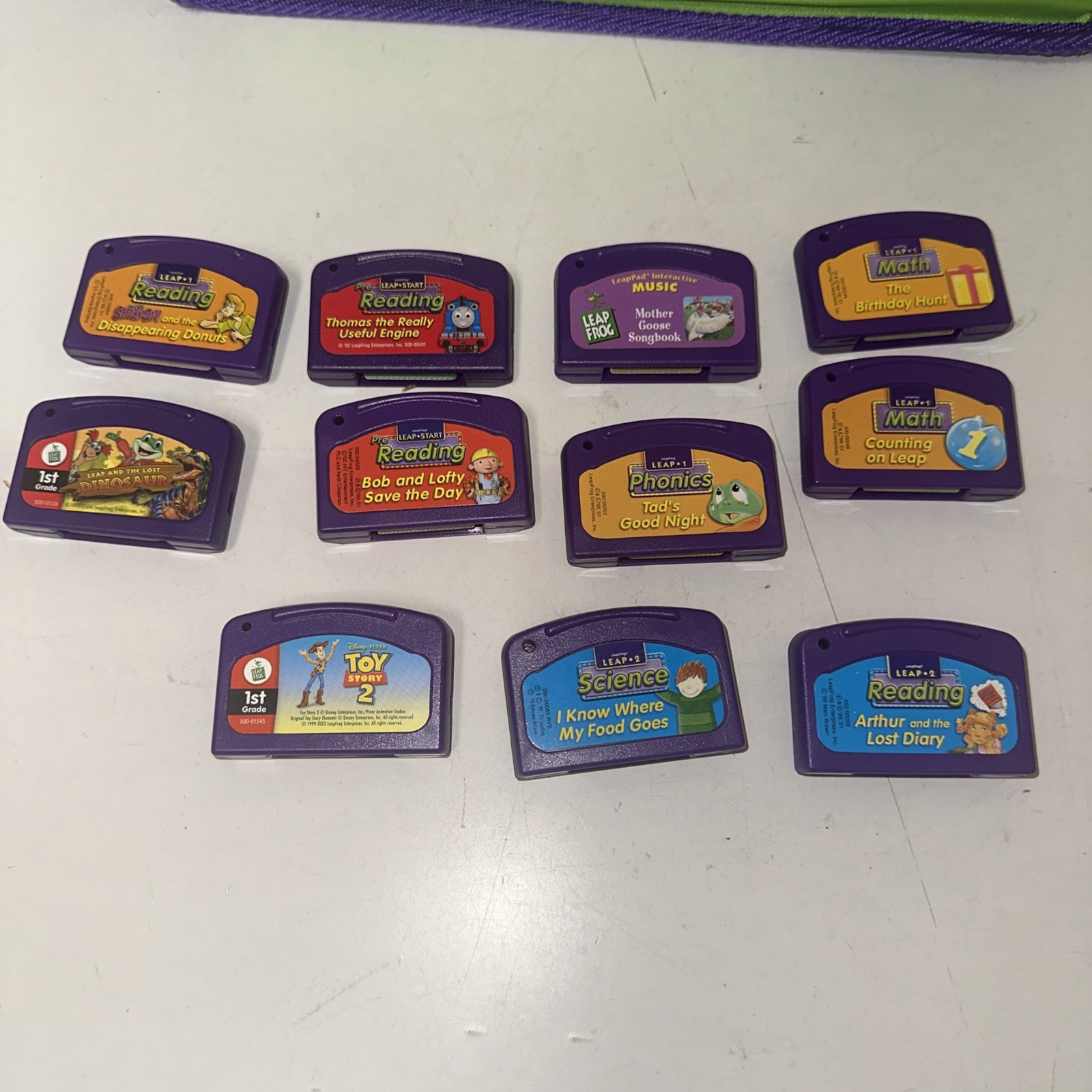LeapFrog LeapPad Leap Pad Learning Binder With 11 Game Cartridges