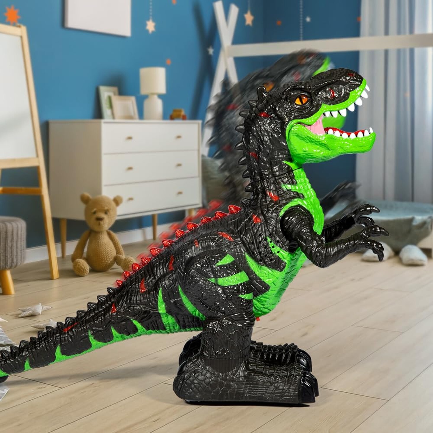 Remote Controlled Large Dinosaur Toy for Boys 3 4 5 6 7 8 Years, Lifelike Tyr…