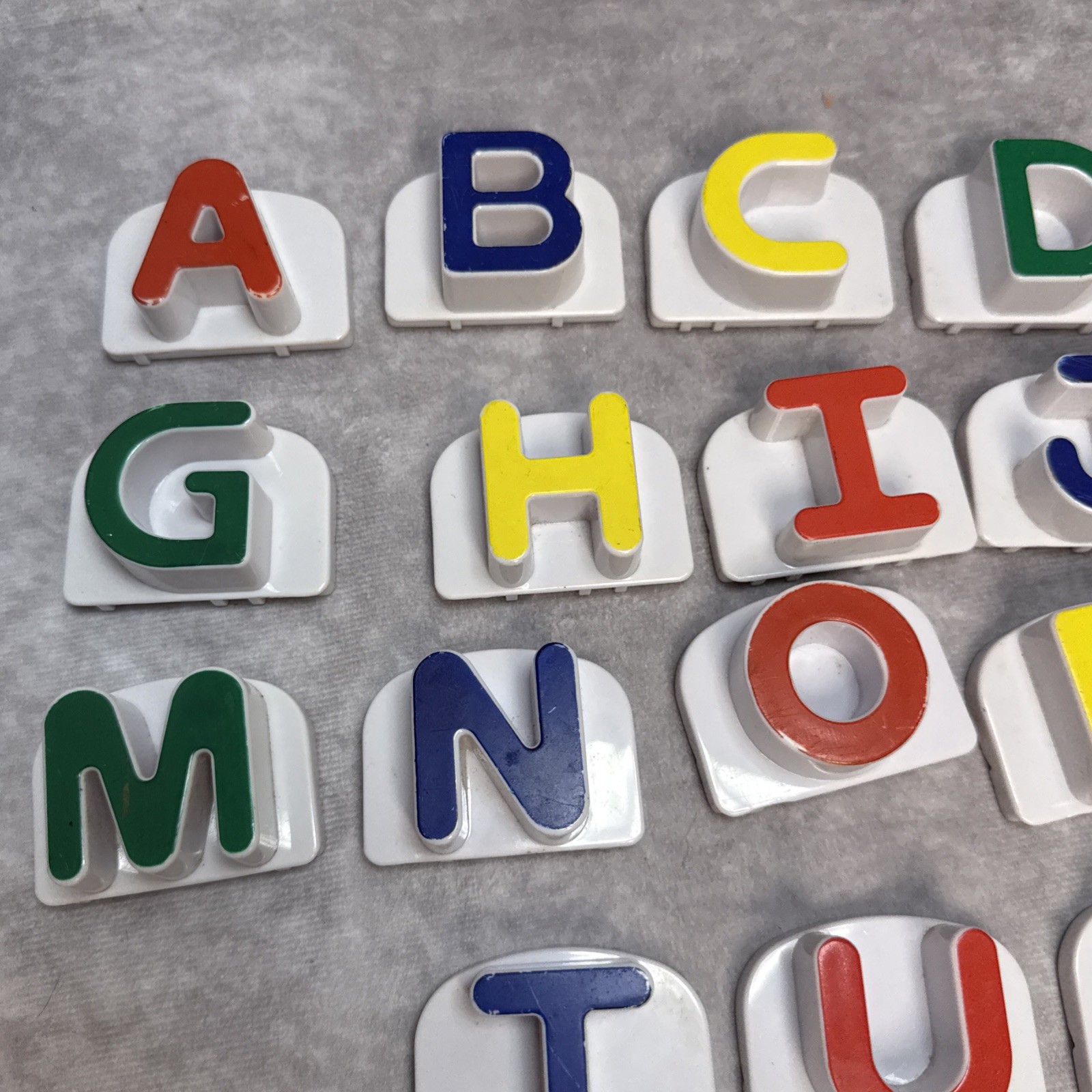 Leap Frog WORD WHAMMER Fridge Set Magnetic Alphabet WORKS 30 Letters No “S”