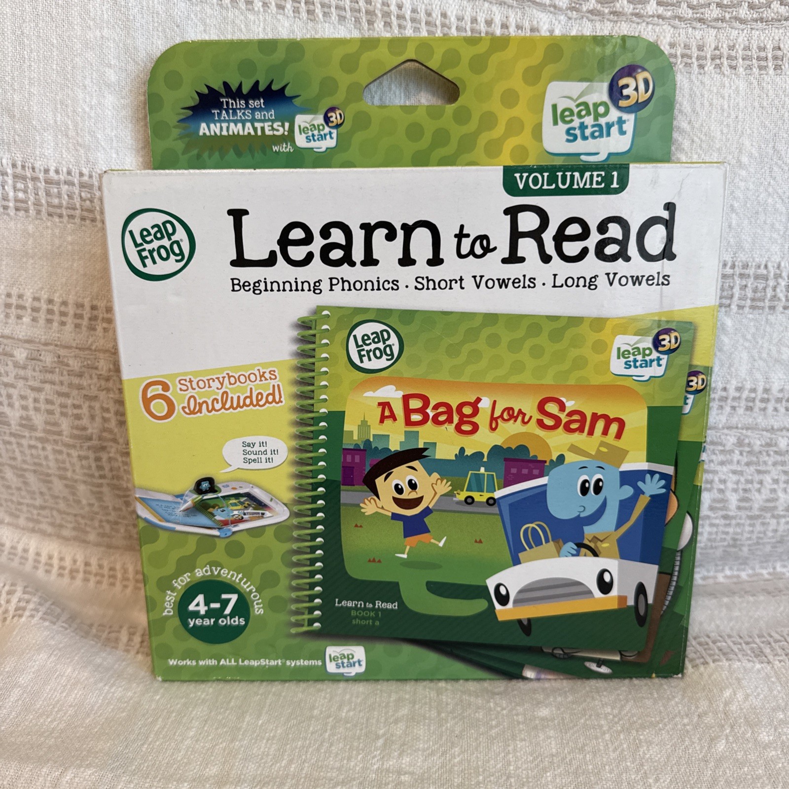 LeapFrog Leap Start Learn To Read Beginning Readers 6 Book Vowels Set