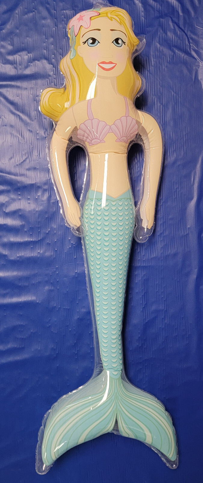 Cool Colorful Inflatable Mermaids (About 33″) 2 Pack -Blond and Brunette Mermaid