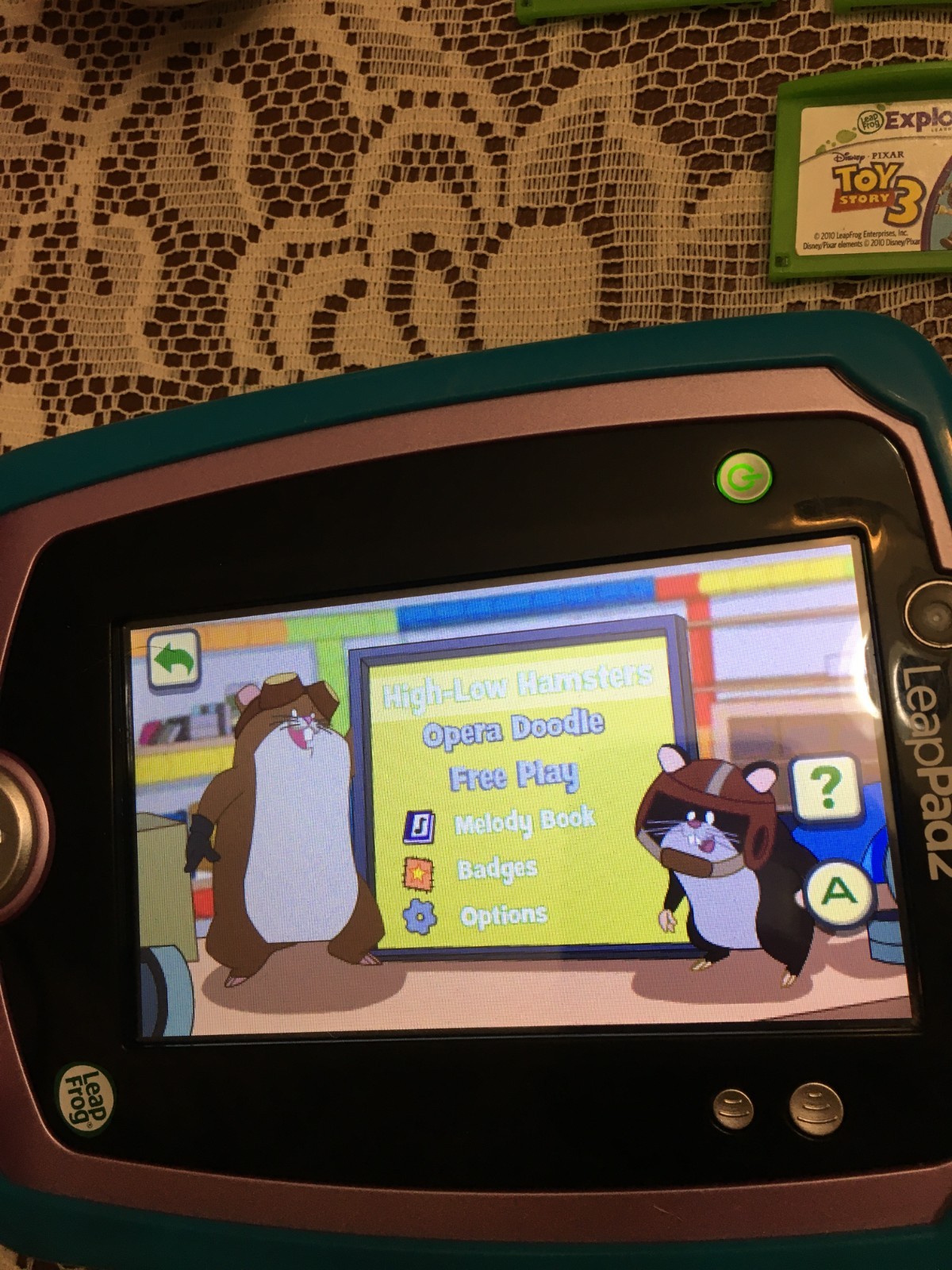 Leapfrog Leappad2 learning System w 7 games & Case Tested