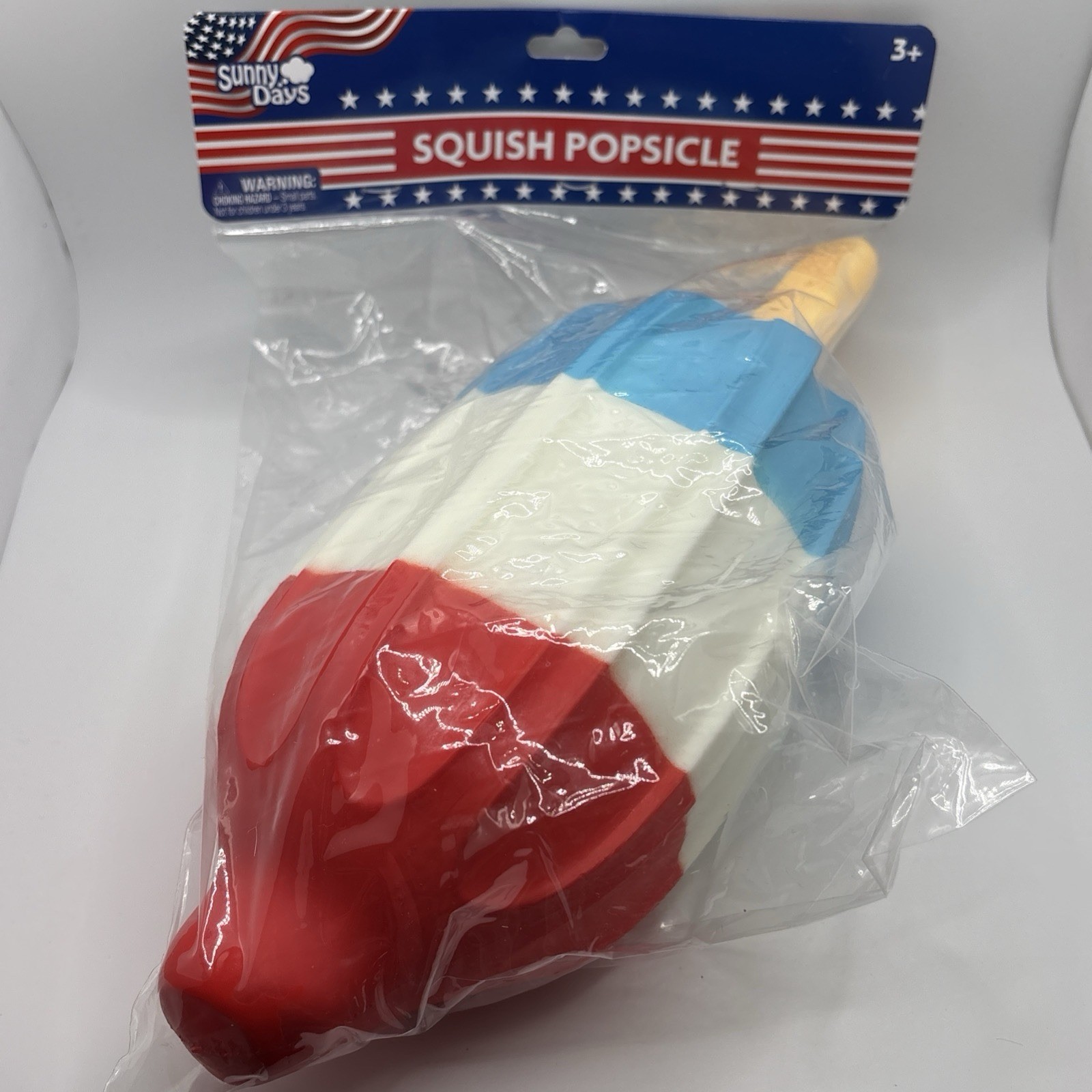 Sunny Days SQUEEZY Squish Popsicle Toy JUMBO Stress Ball RARE Brand NEW In Bag